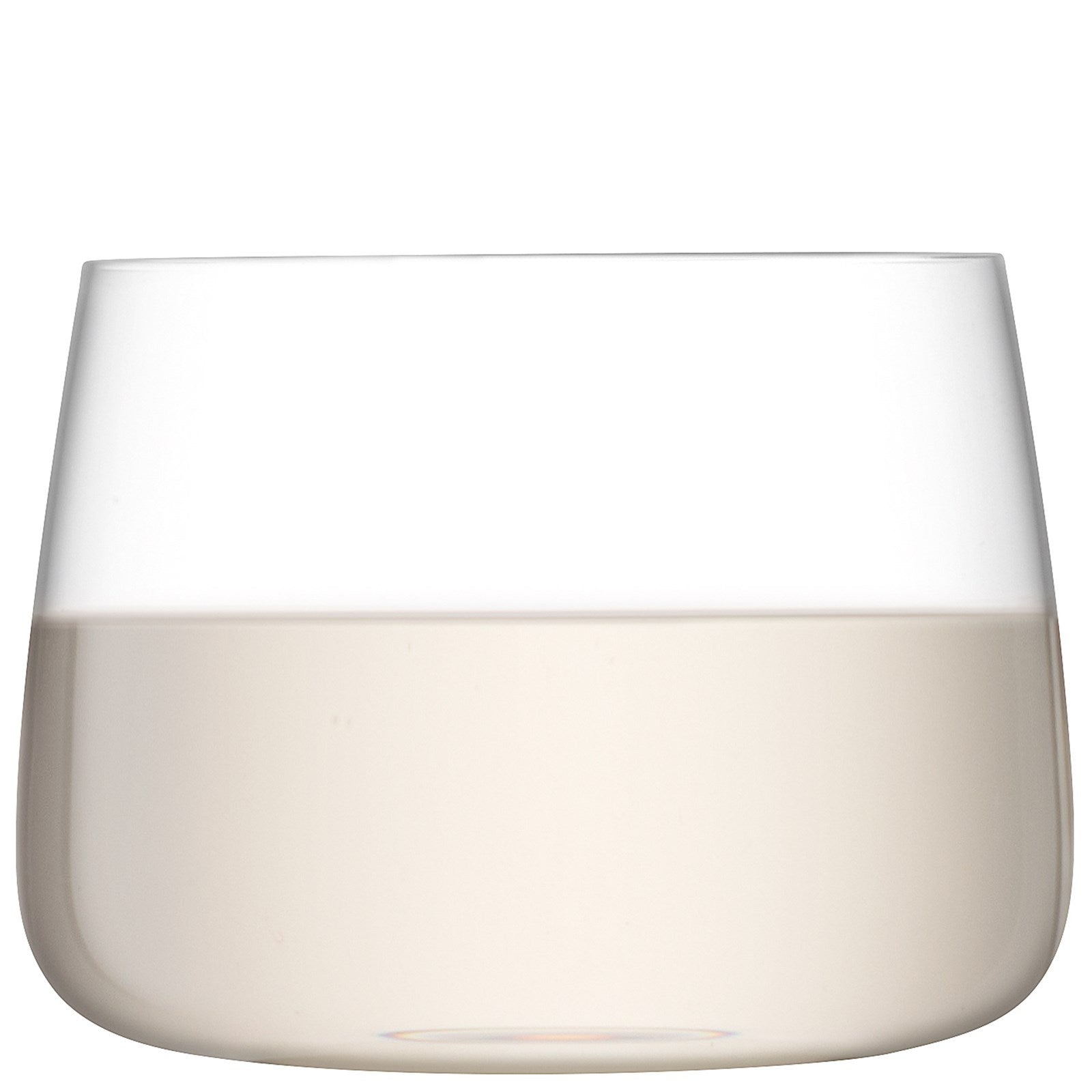 Entdecken Sie das stilvolle 4er Set Metropolitan Stemless Gläser von LSA, 360ml, aus robustem Kristallglas für unvergessliche Genussmomente.