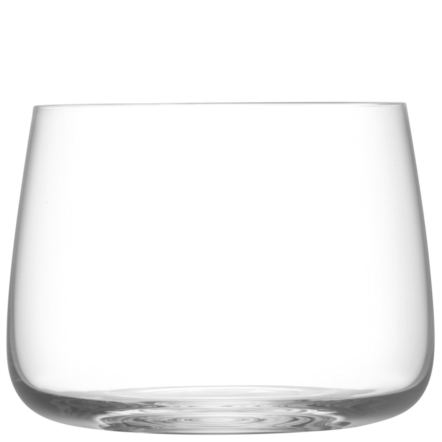 Set aus 4 klaren Stemless Gläsern von LSA, 360ml, perfekt für Cocktails und besondere Anlässe, vereint modernes Design mit Funktionalität.