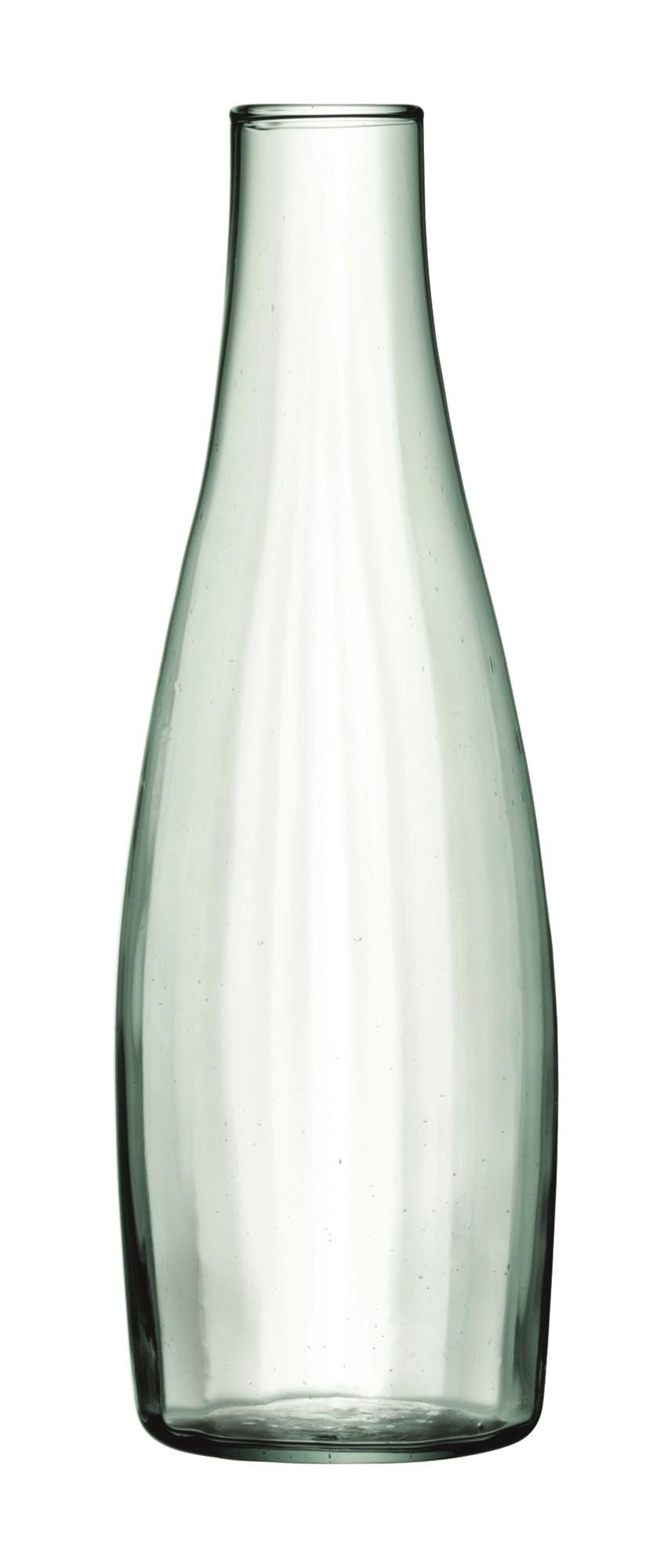 Elegante 1.25L Karaffe aus recyceltem Glas für umweltbewusste Genießer.