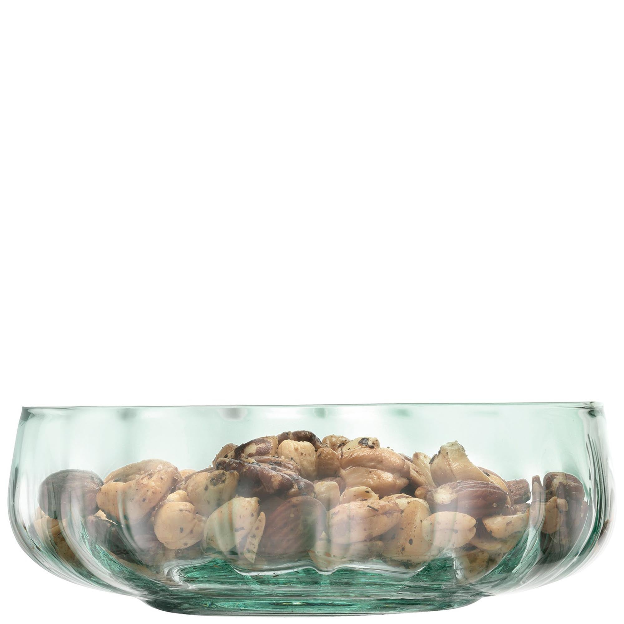 Elegante LSA Mia Schale Ø15cm, tief, aus recyceltem Glas gefertigt.
