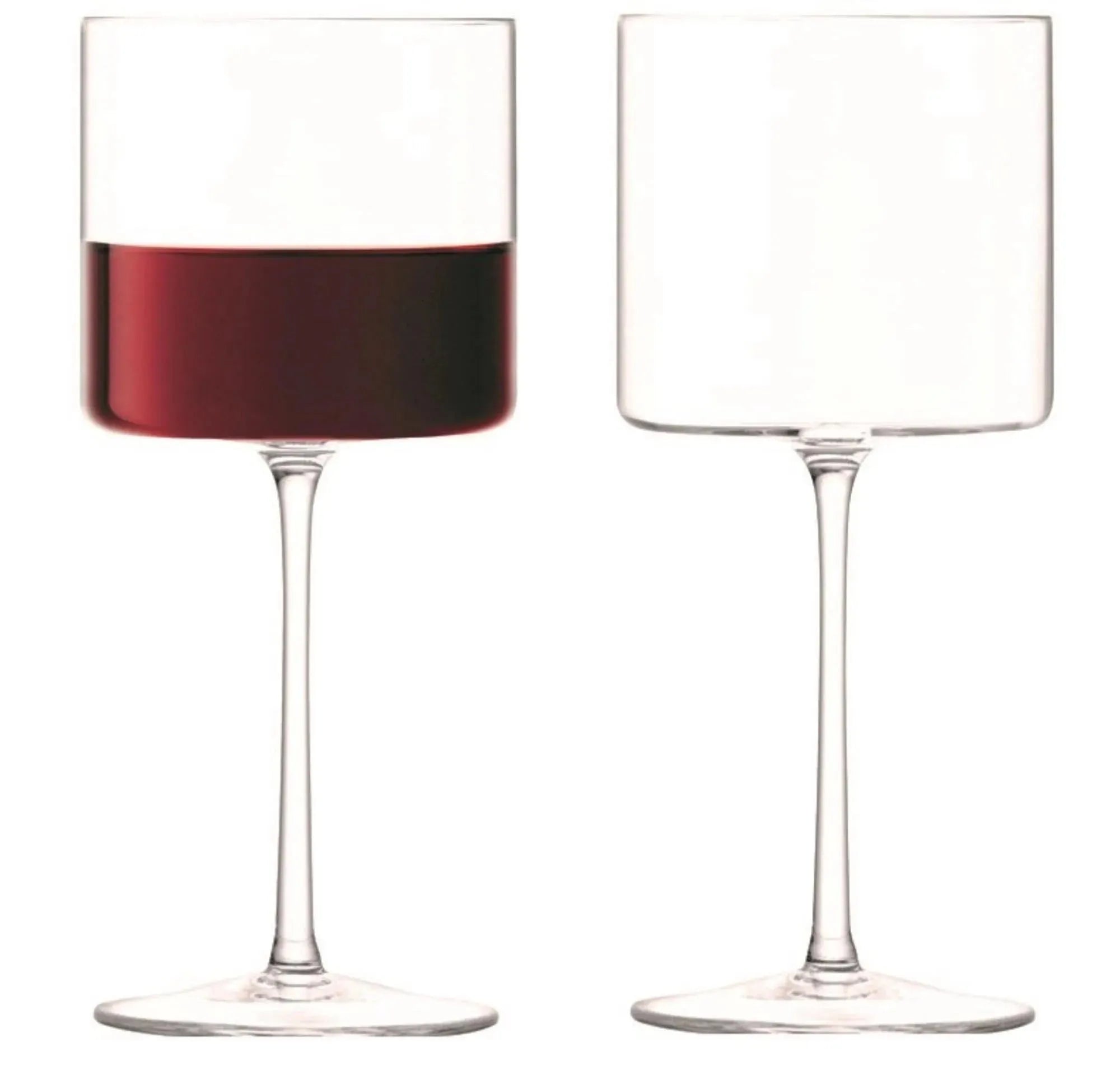 2er Set Otis Rotweinglas 310ml Klar, Wein- & Sektglas, KAQTU Design