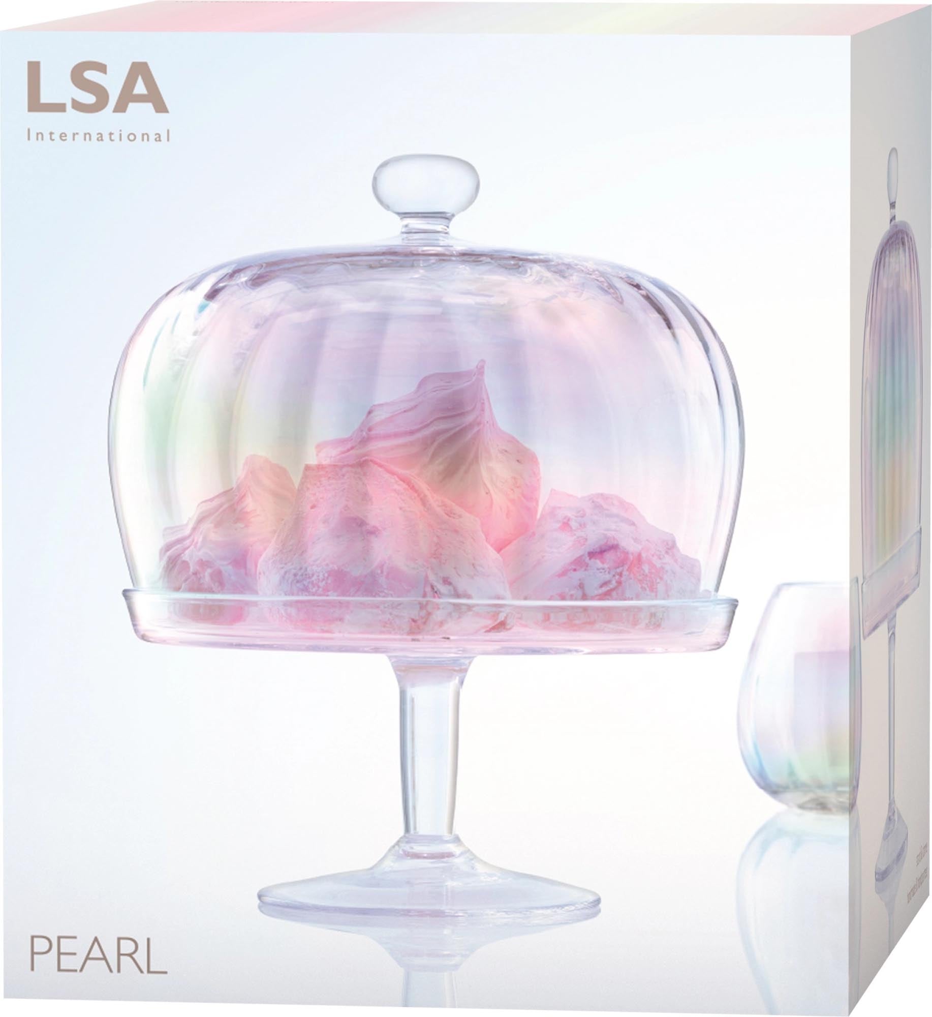 LSA Pearl Ständer Haube: Edler Perlmutt-Look für stilvolle Präsentation.