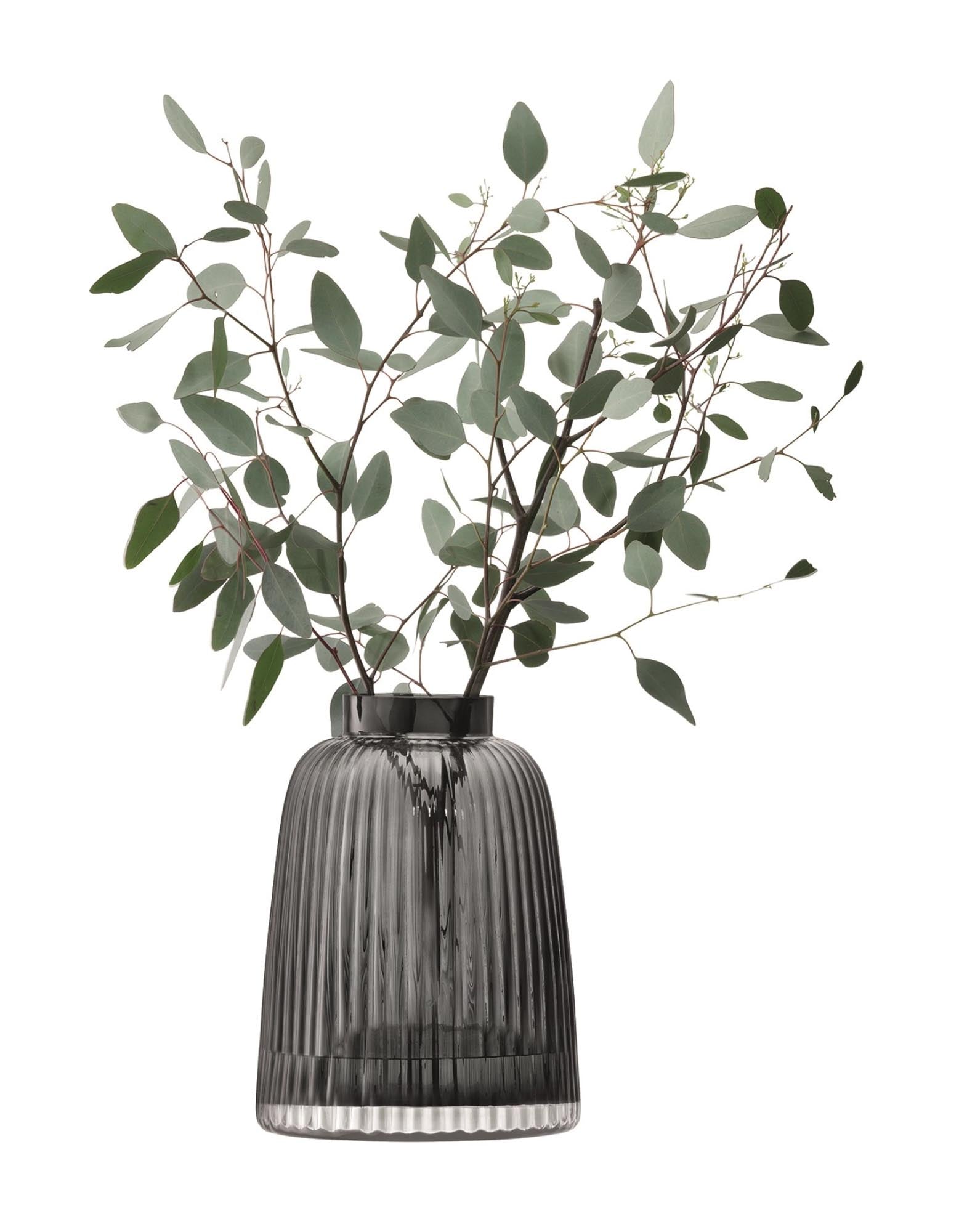 Pleat vase H26cm - gray