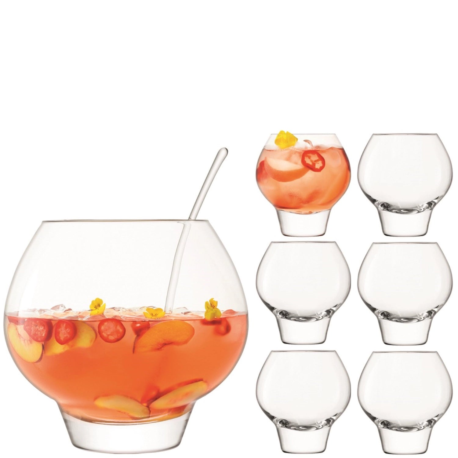 Rum Punch Bowle-Set - klar