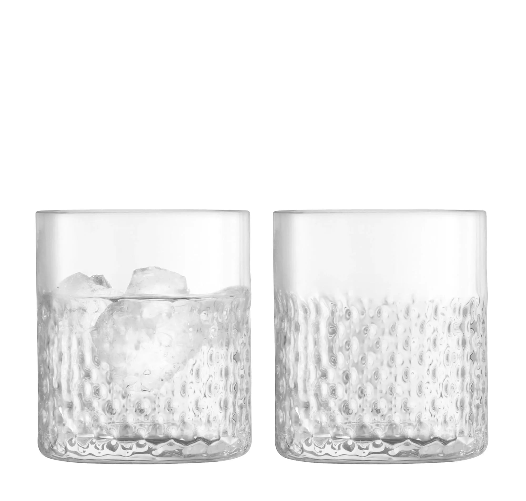 2er Set Wicker Becher 330ml, Glas, KAQTU Design