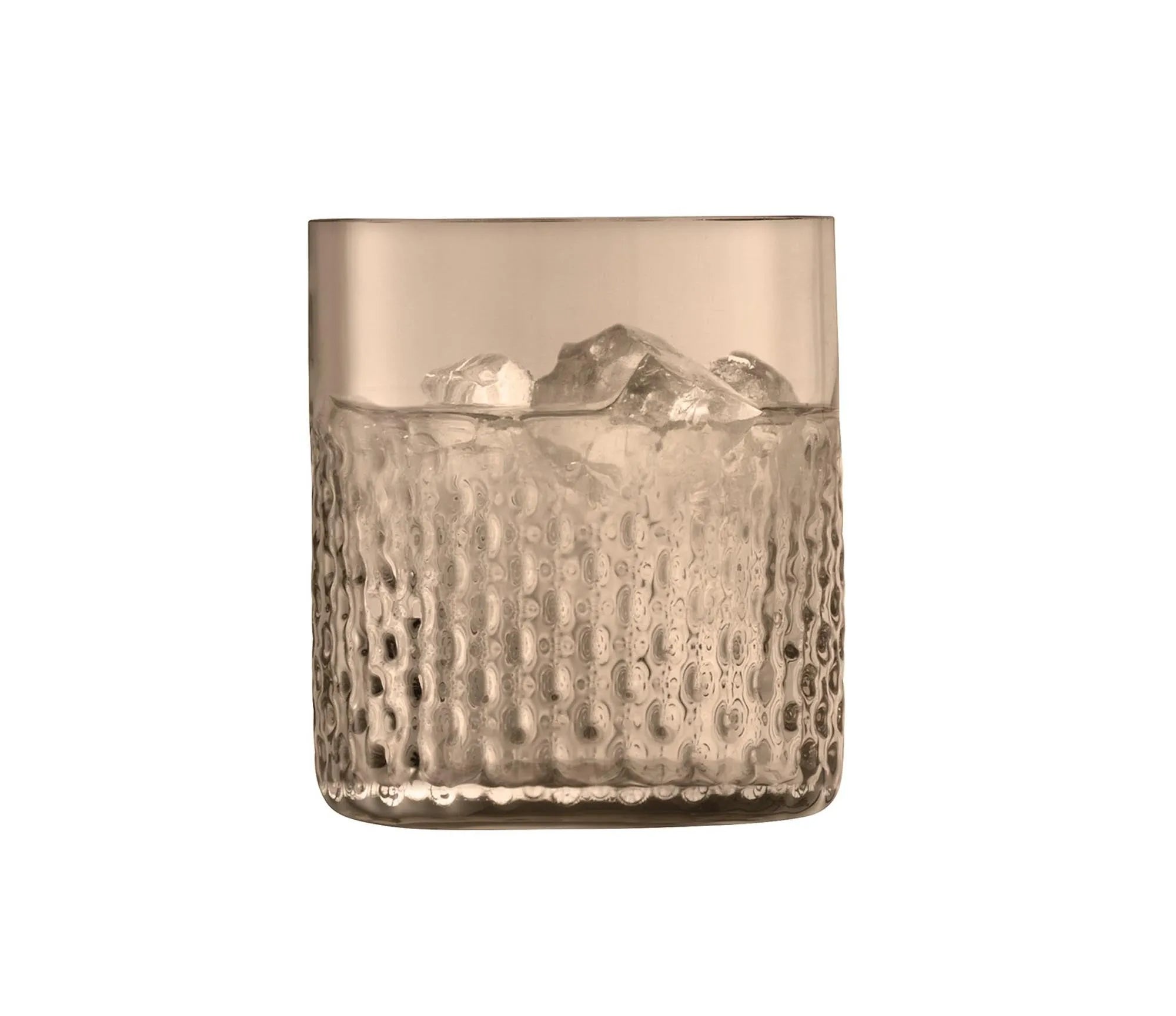 2er Set Wicker Becher 330ml in Taupe präsentiert im Onlineshop von KAQTU Design AG. Glas ist von LSA