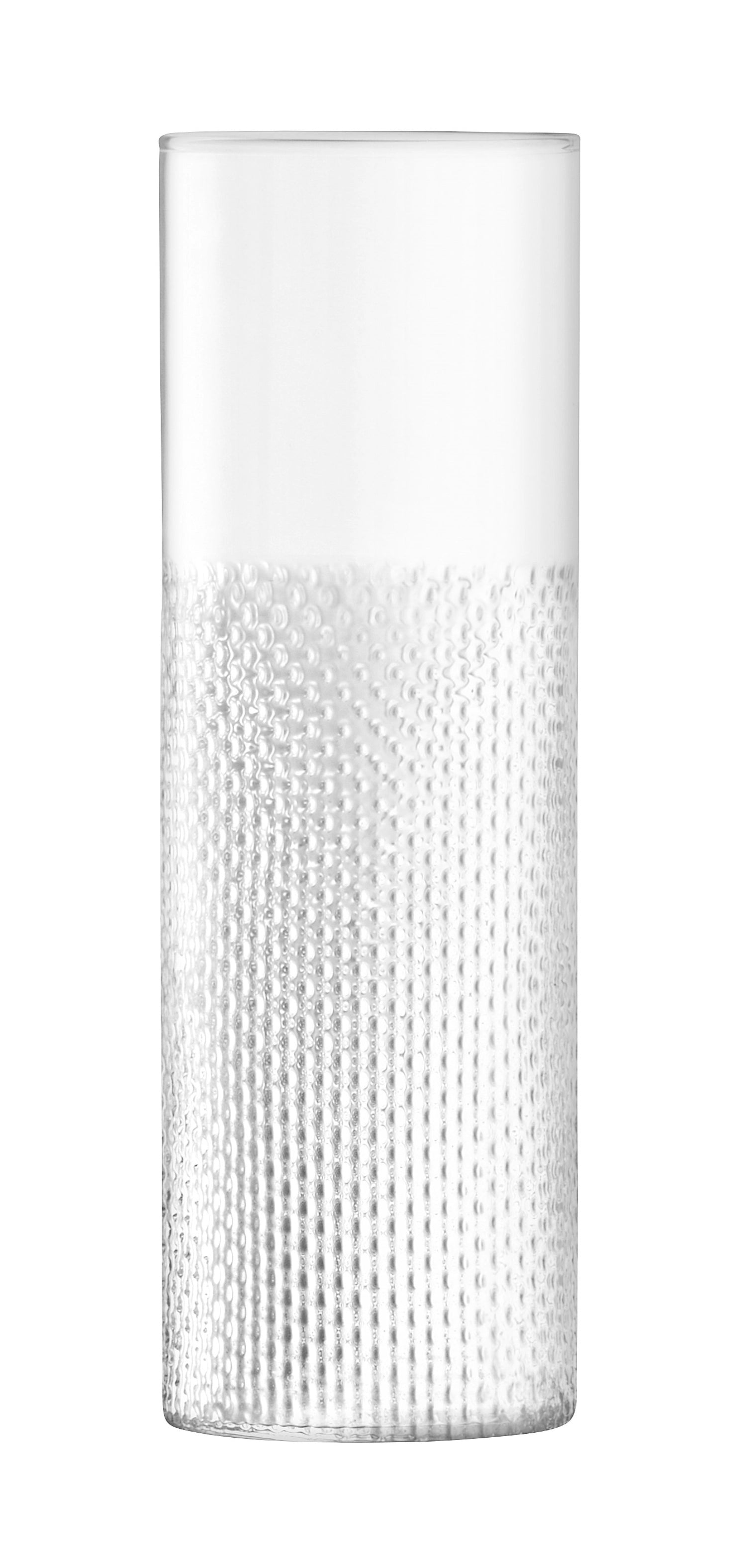 Wicker Vase H40cm clear