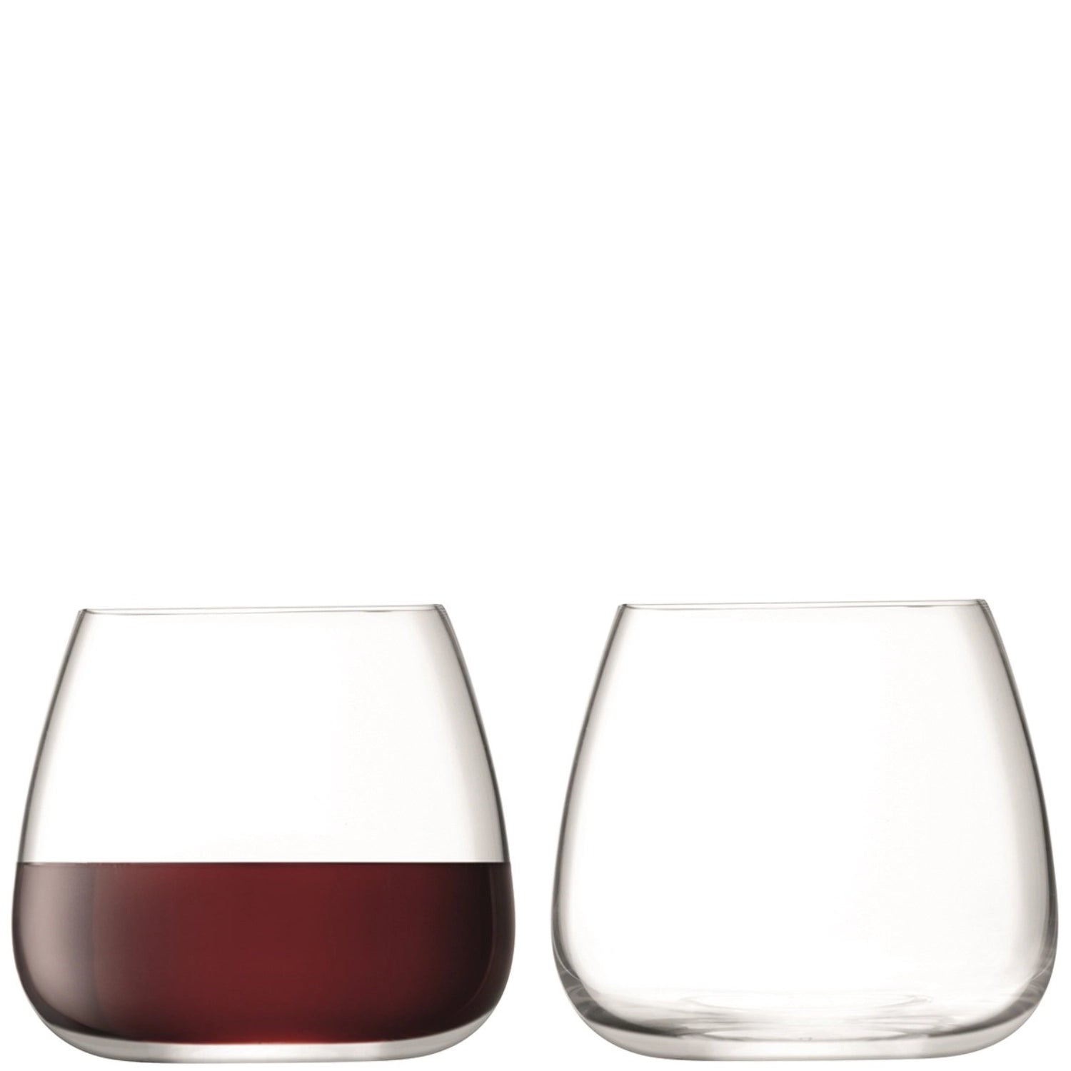 Stilvolles 2er Set Weinbecher von LSA, 385ml, perfekt für Weinfreunde, vereint zeitloses Design und hohe Qualität für besondere Momente.
