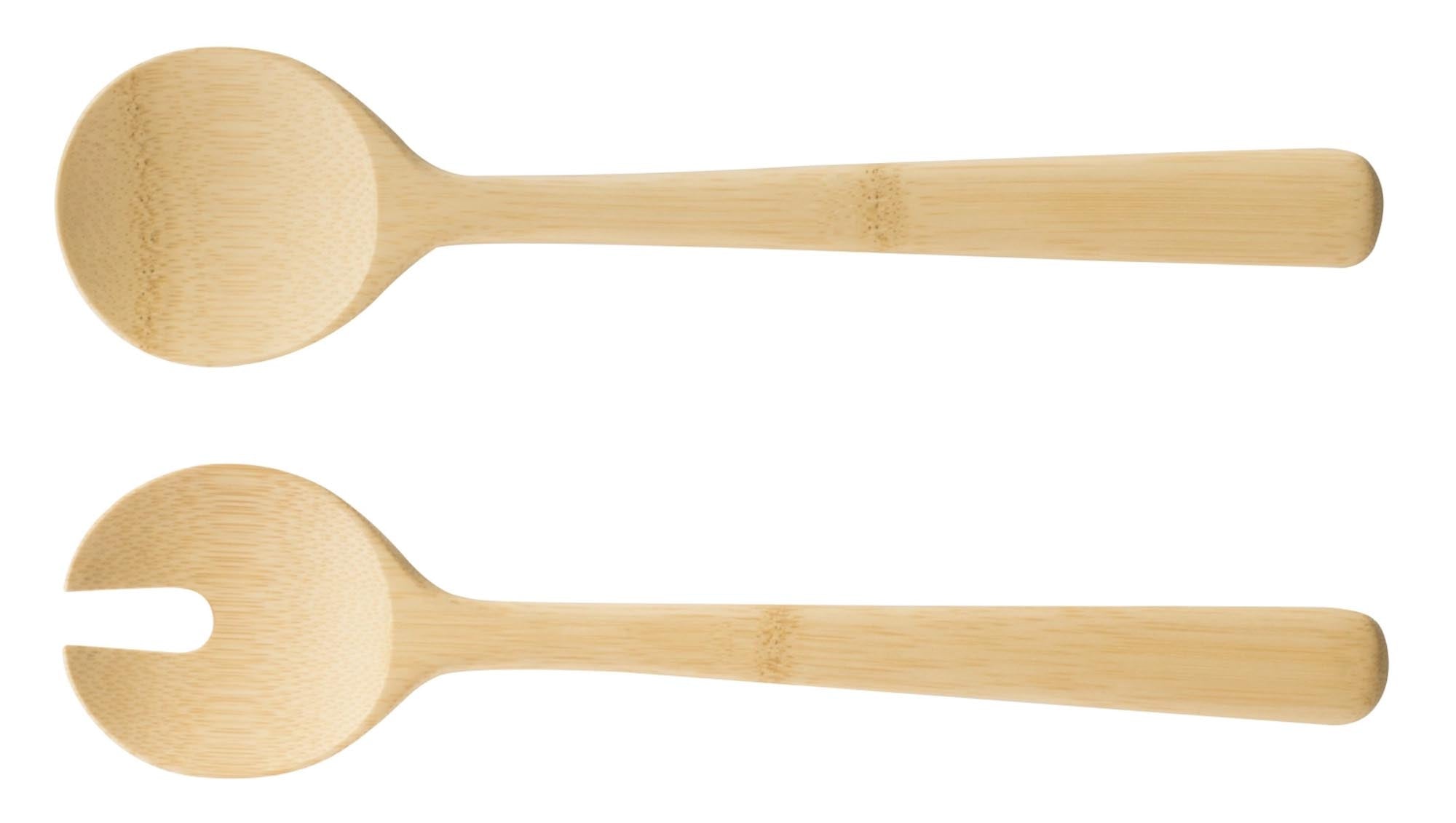 <tc>Pebbly</tc> Salad cutlery, bamboo, 27cm