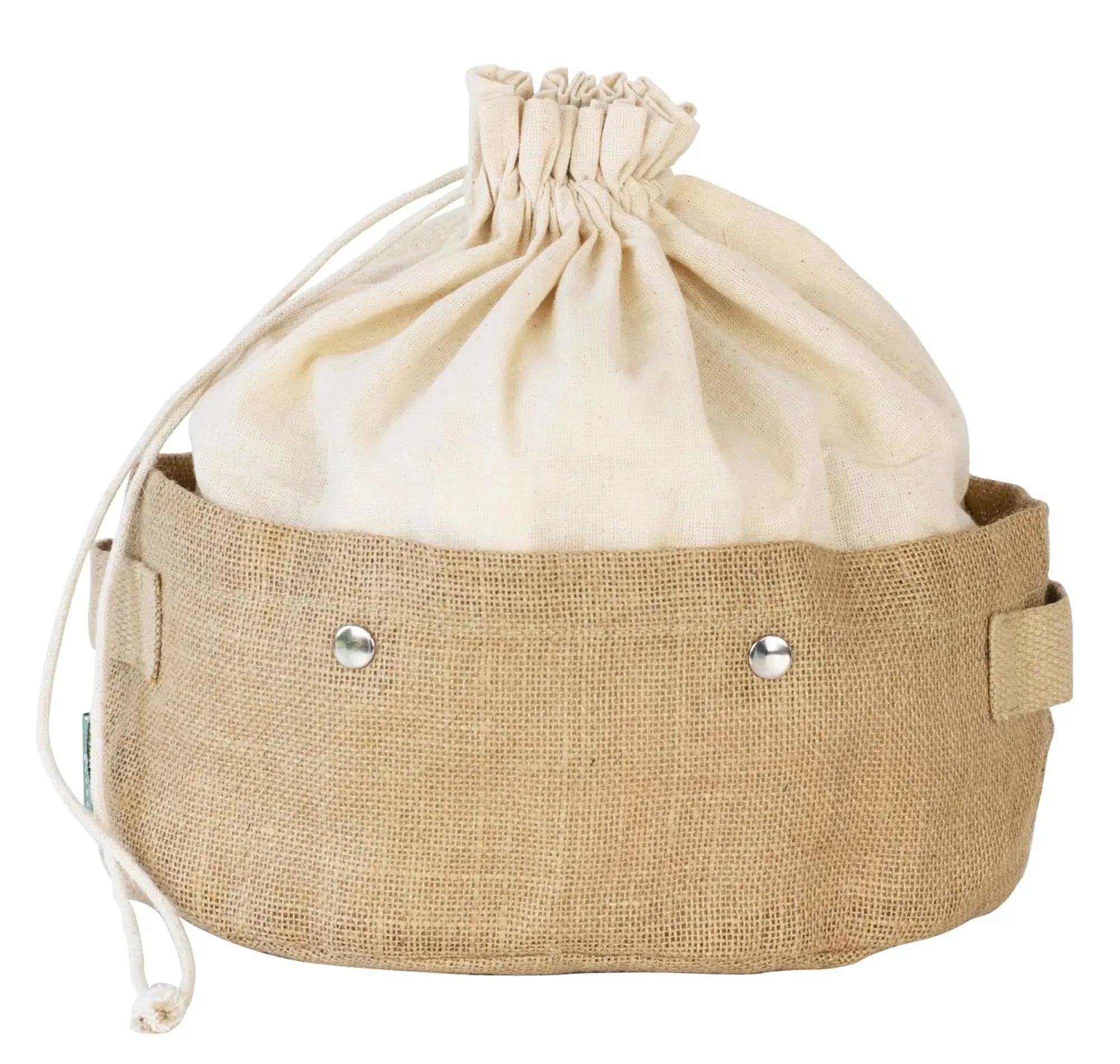 Pebbly Aufbewahrungstasche mit abnehmbarem Sack, natural S - KAQTU Design