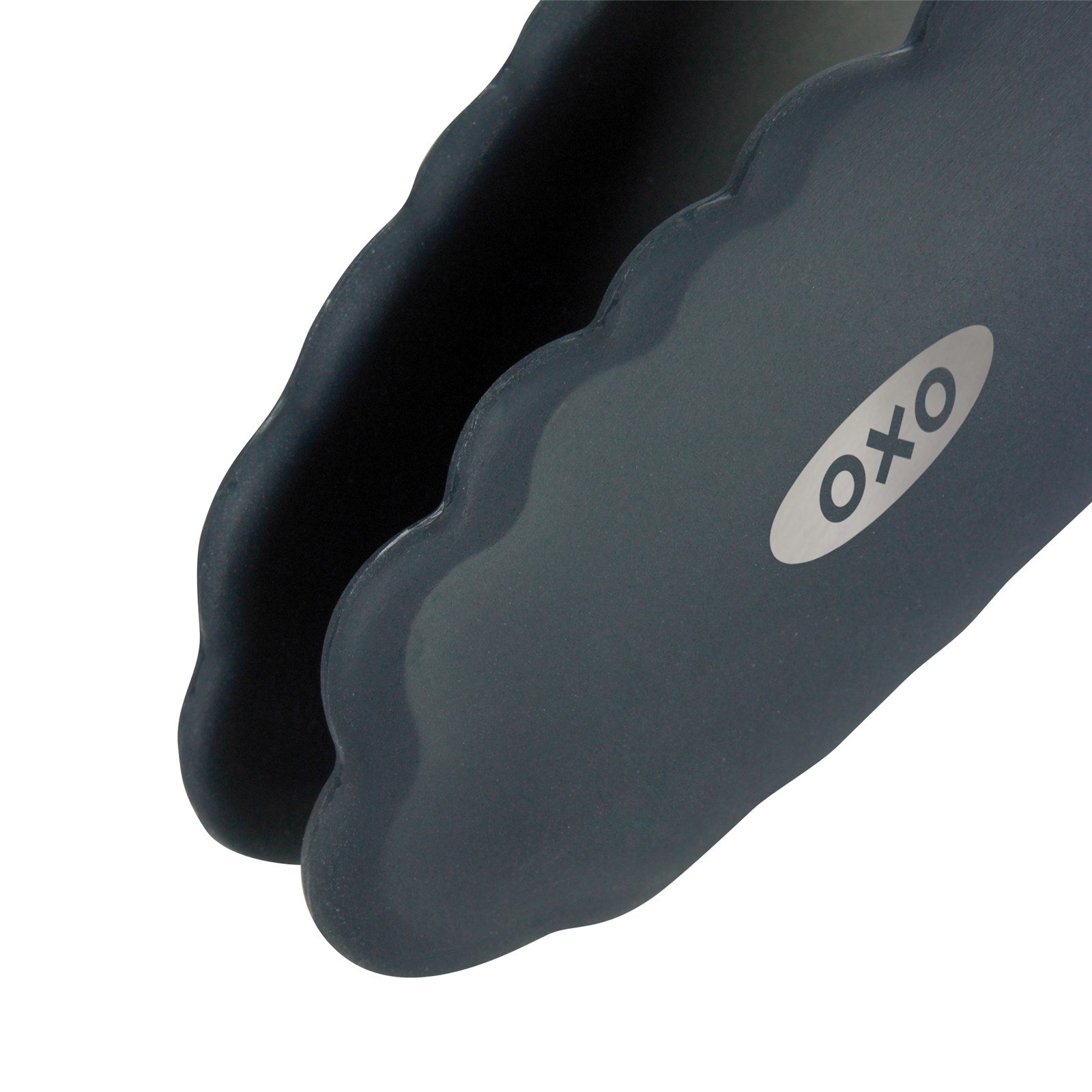 OXO Zange 23 cm: Silikonköpfe, sicherer Griff, verriegelbar.