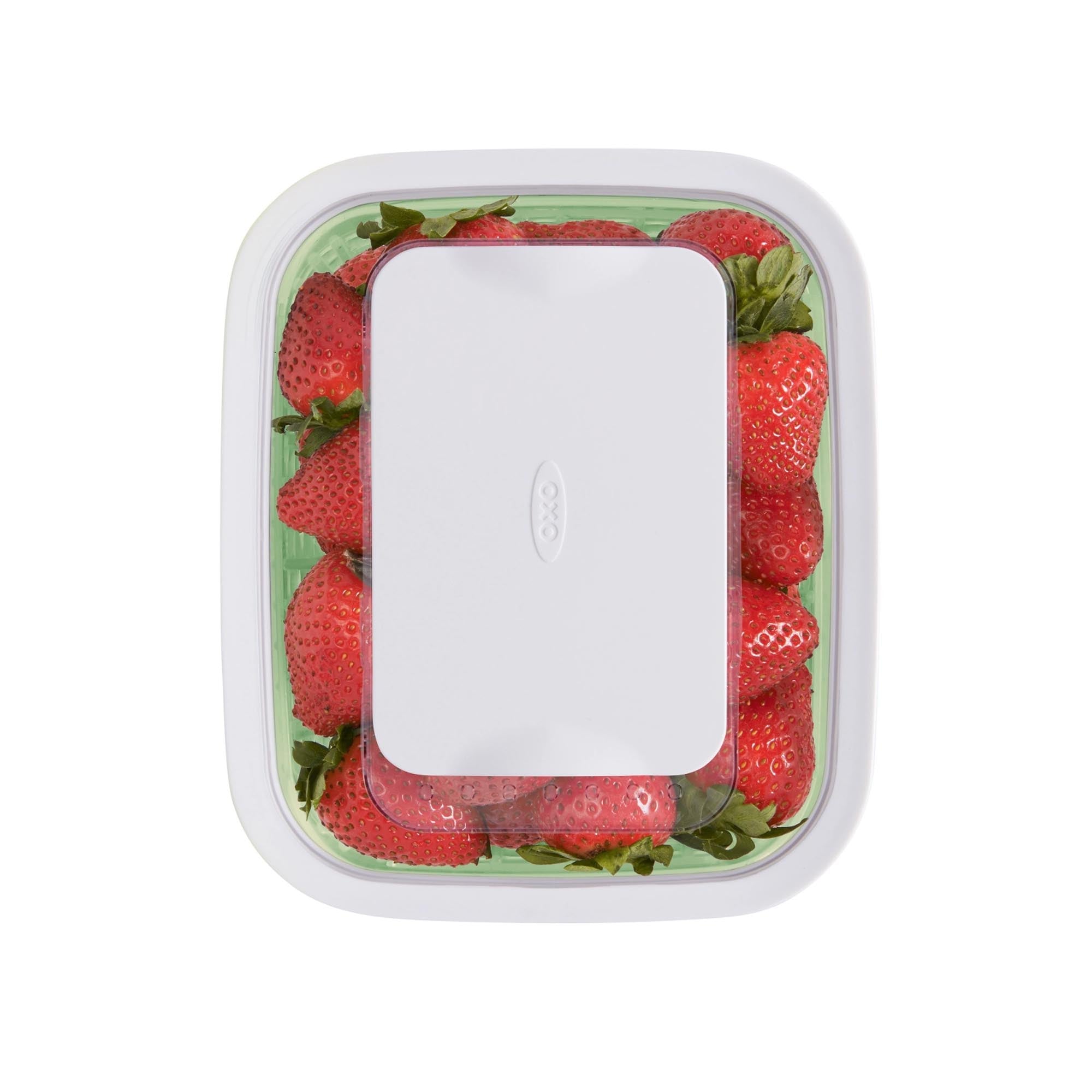 OXO Greensaver: Kompakte Frischebox für längere Haltbarkeit.