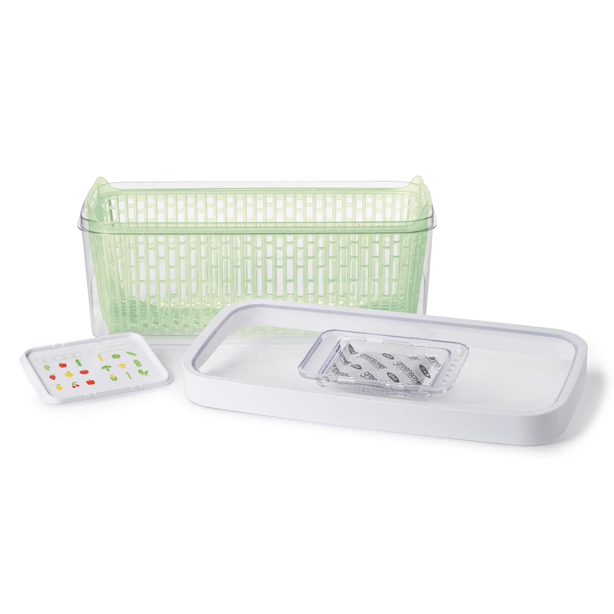 OXO Greensaver: Optimale Frische für Ihre Lebensmittel, 33.4x16x14 cm.