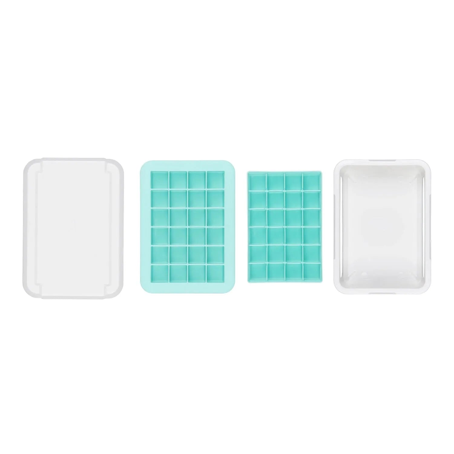 Eiswürfelschale von OXO mit Deckel, ideal für kleine Würfel. Praktisch, sauber und einfach in der Handhabung für perfekte Eiswürfel.