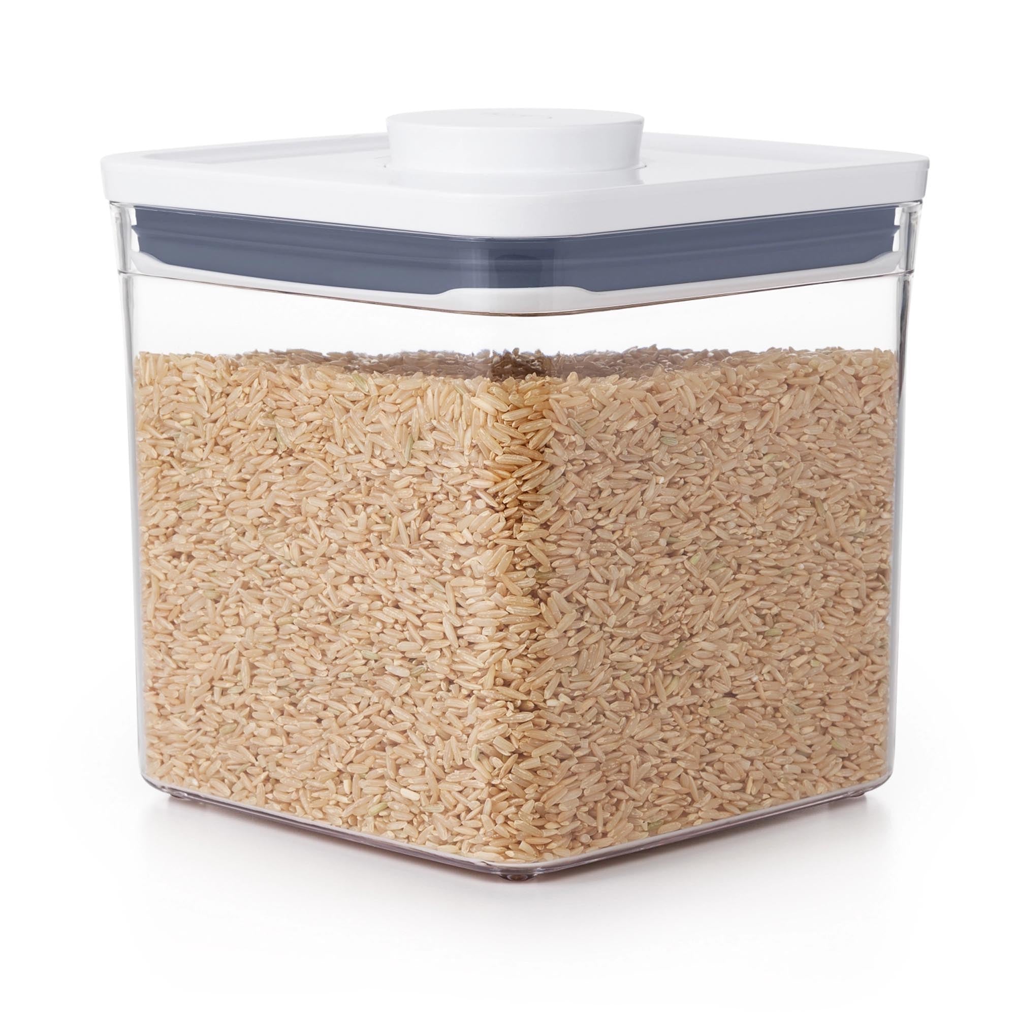 OXO POP 2.0: Großer quadratischer Behälter (16x16x16 cm) für optimale Lebensmittelaufbewahrung und Frische.