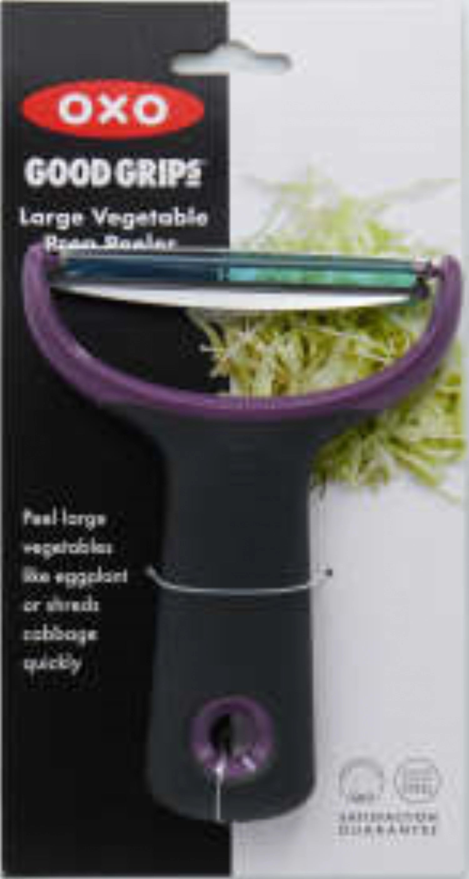 Der OXO Good Grips Y-Schäler bietet komfortables Schälen mit rutschfestem Griff und scharfer Klinge für müheloses Arbeiten.
