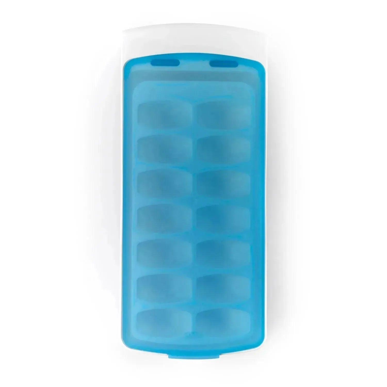 Good Grips auslaufsichere Eiswürfelschale in Blau präsentiert im Onlineshop von KAQTU Design AG. Eiswürfelform ist von OXO