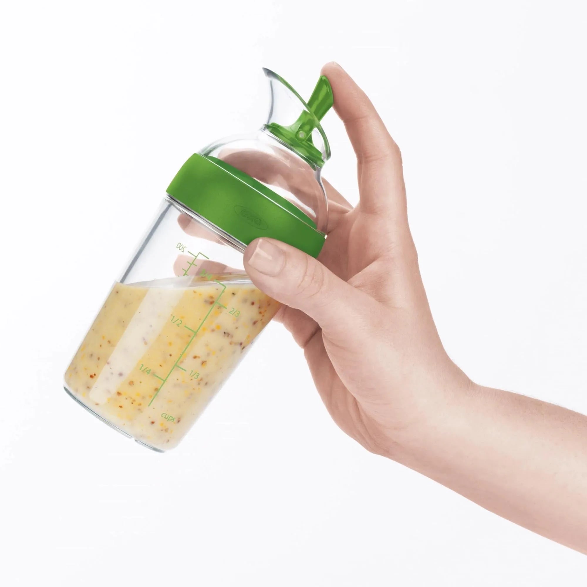 Salatdressing Shaker klein 240ml, grün - KAQTU Design