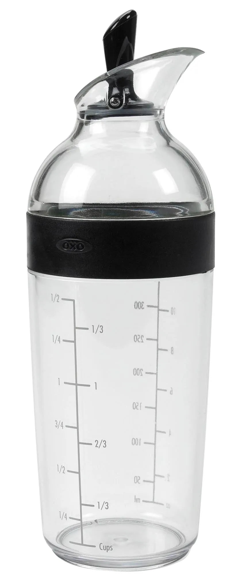 Salatdressing Shaker gross 350ml, schwarz - KAQTU Design