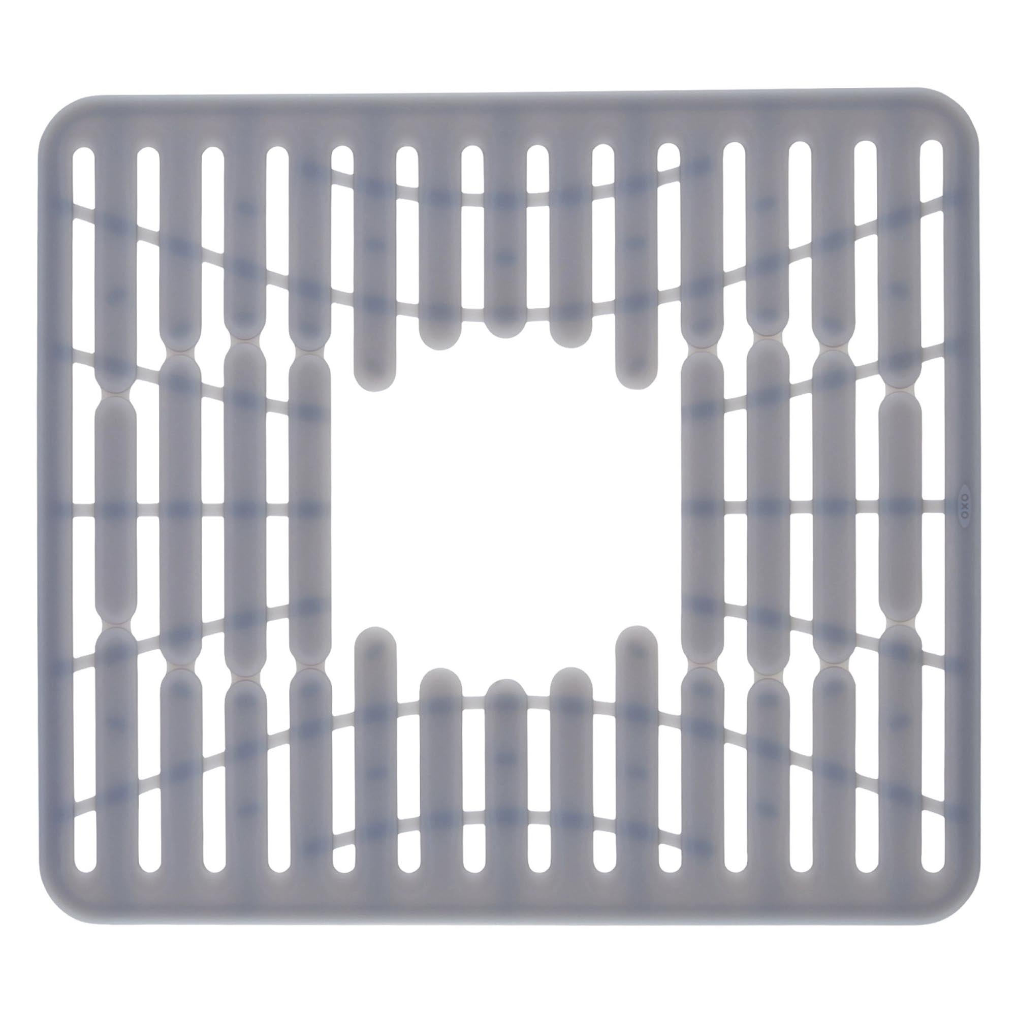 Silikon Spülbeckenmatte, grau, klein, 32x28 cm