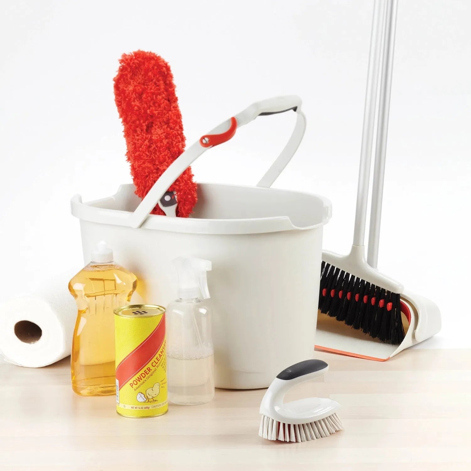 Ersatz-Mikrofasertuch für OXO Staubwischer, kompatibel mit Modellen OX1334580 und OX1335180, wiederverwendbar und pflegeleicht.