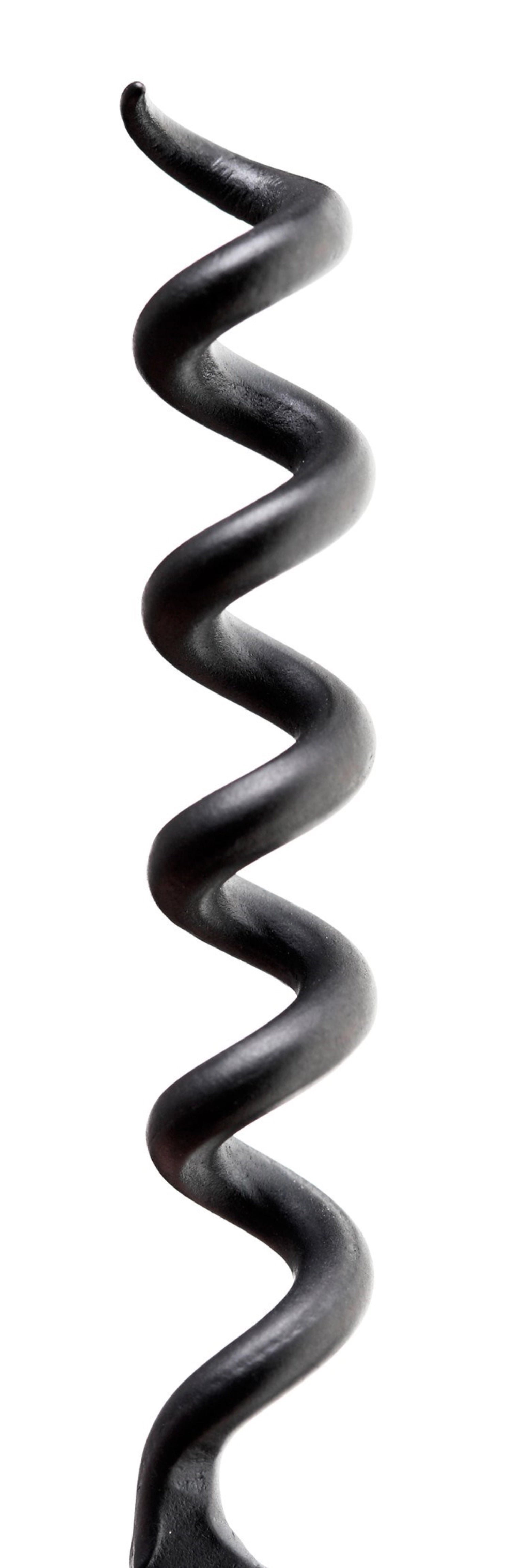 Der OXO Good Grips Korkenzieher aus Stahl in Schwarz kombiniert Funktionalität und Stil mit integriertem Folienschneider für einfaches Entkorken.