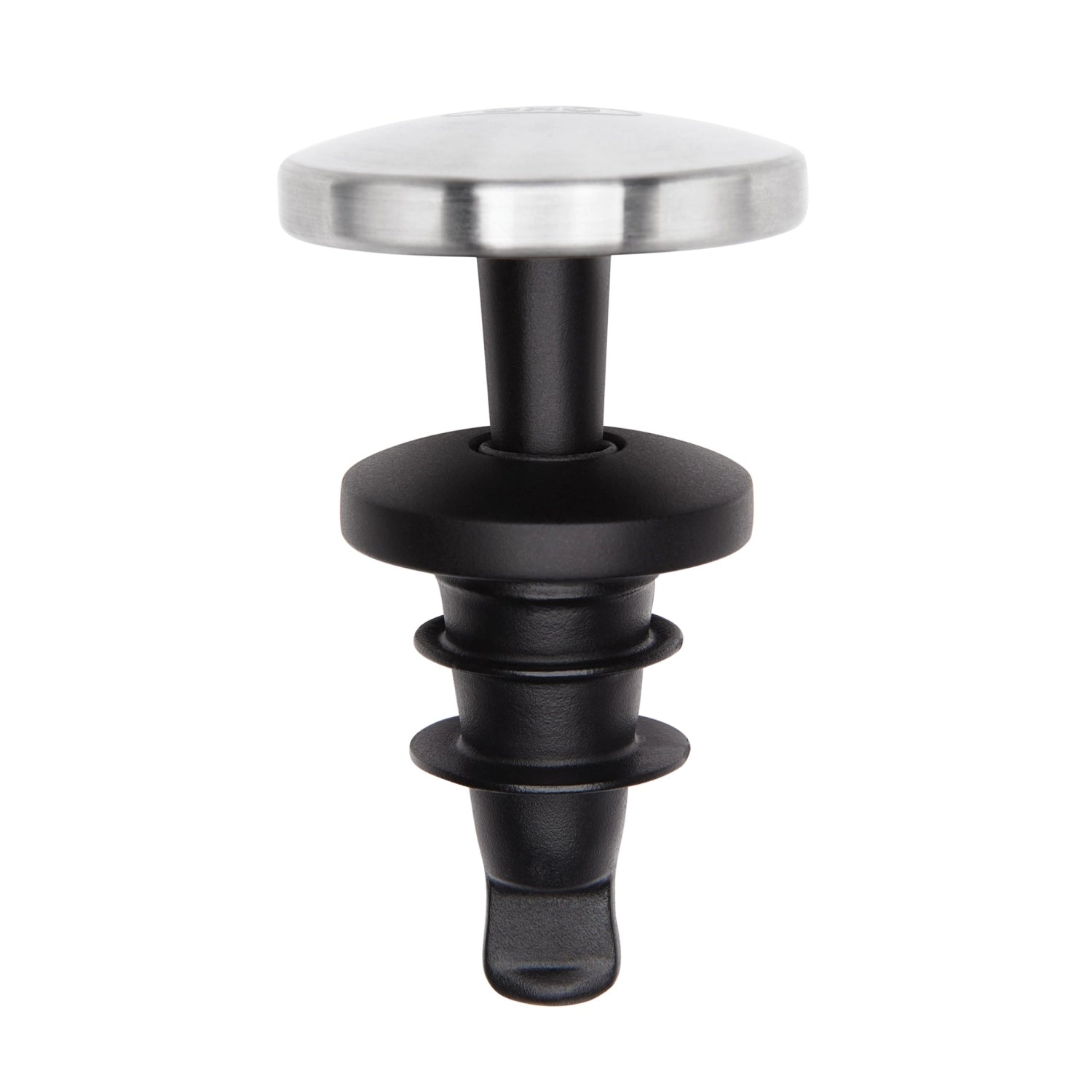 Das OXO Good Grips Steel Weinflaschenverschluss-Set (2 Stück) bietet eine luftdichte Versiegelung für Weinflaschen, um Frische zu bewahren.