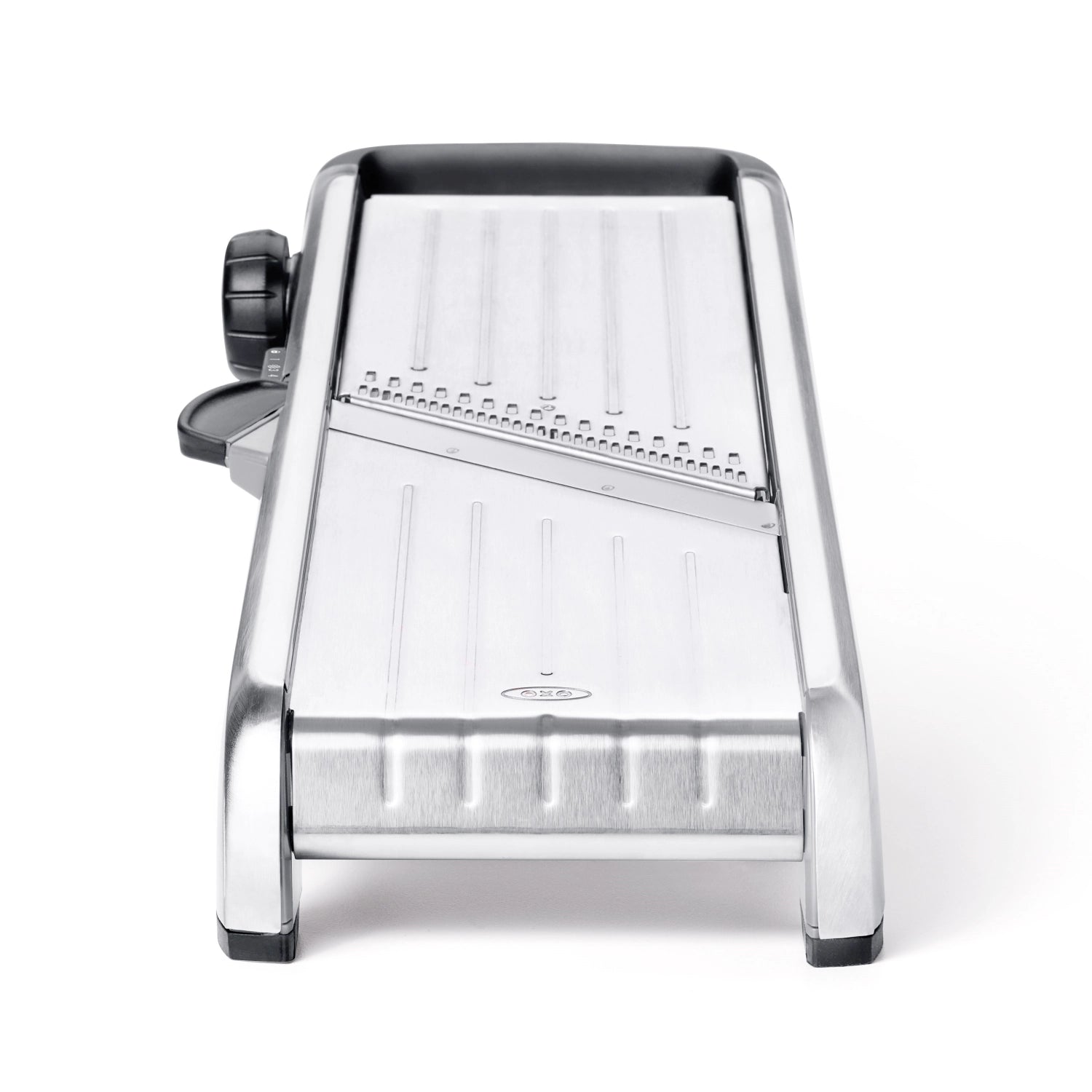 OXO Chef Mandoline 2.0, 44x17cm – vielseitige Küchengerät für präzise Schnitte und Raspeln, ideal für kreative Kochprojekte und gesunde Gerichte.