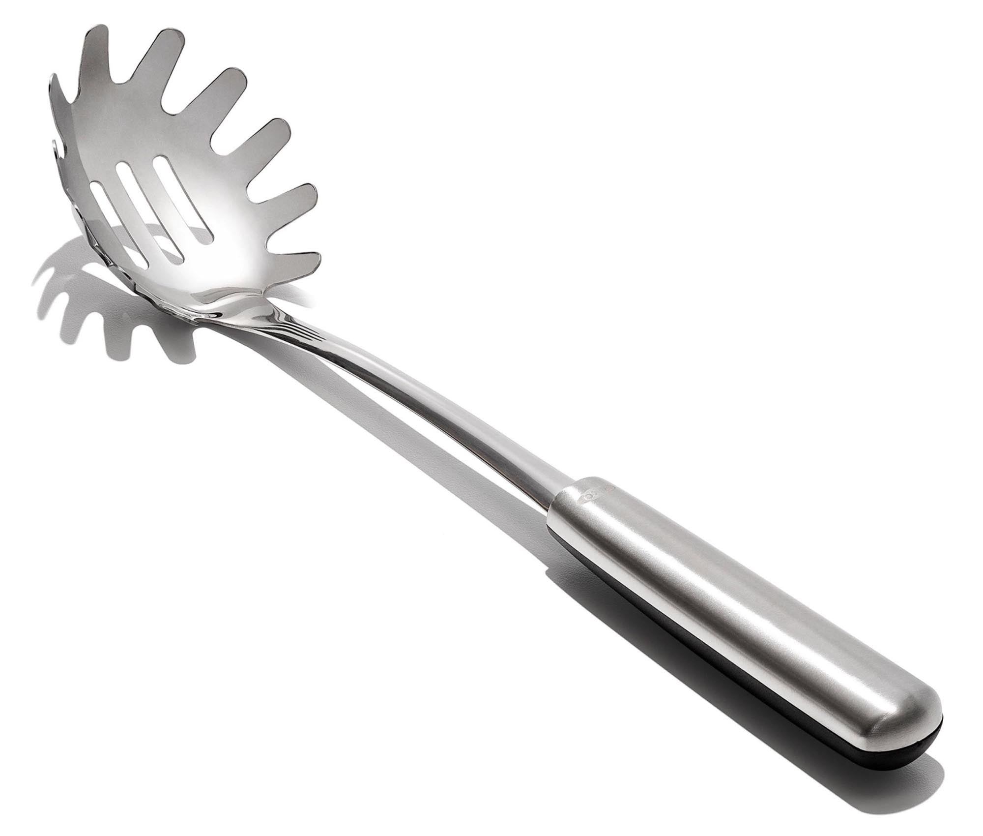 OXO 32cm Spaghettiheber: Edelstahl, langlebig, komfortabler Griff.