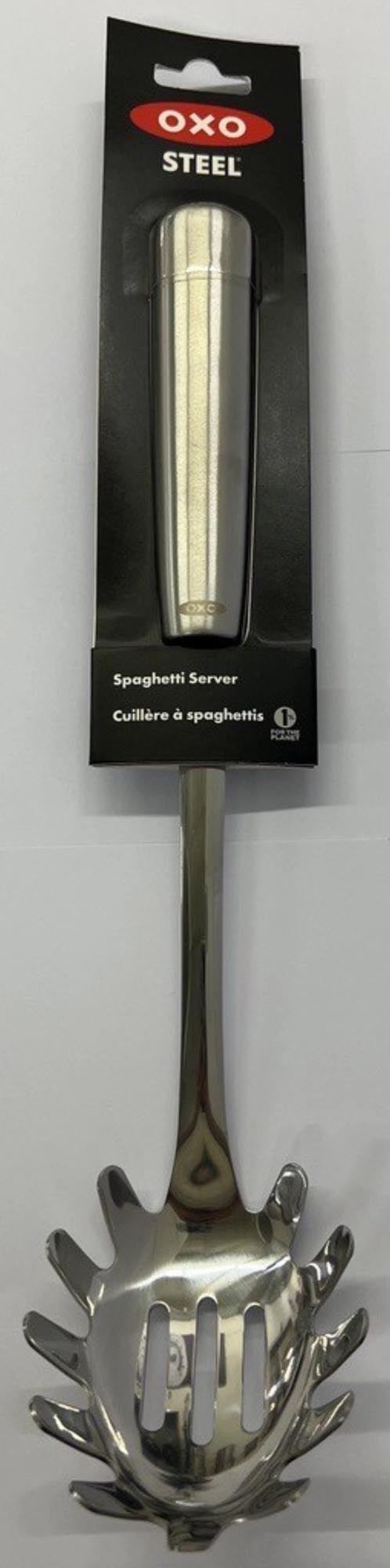 OXO 32cm Spaghettiheber: Edelstahl, langlebig, komfortabler Griff.