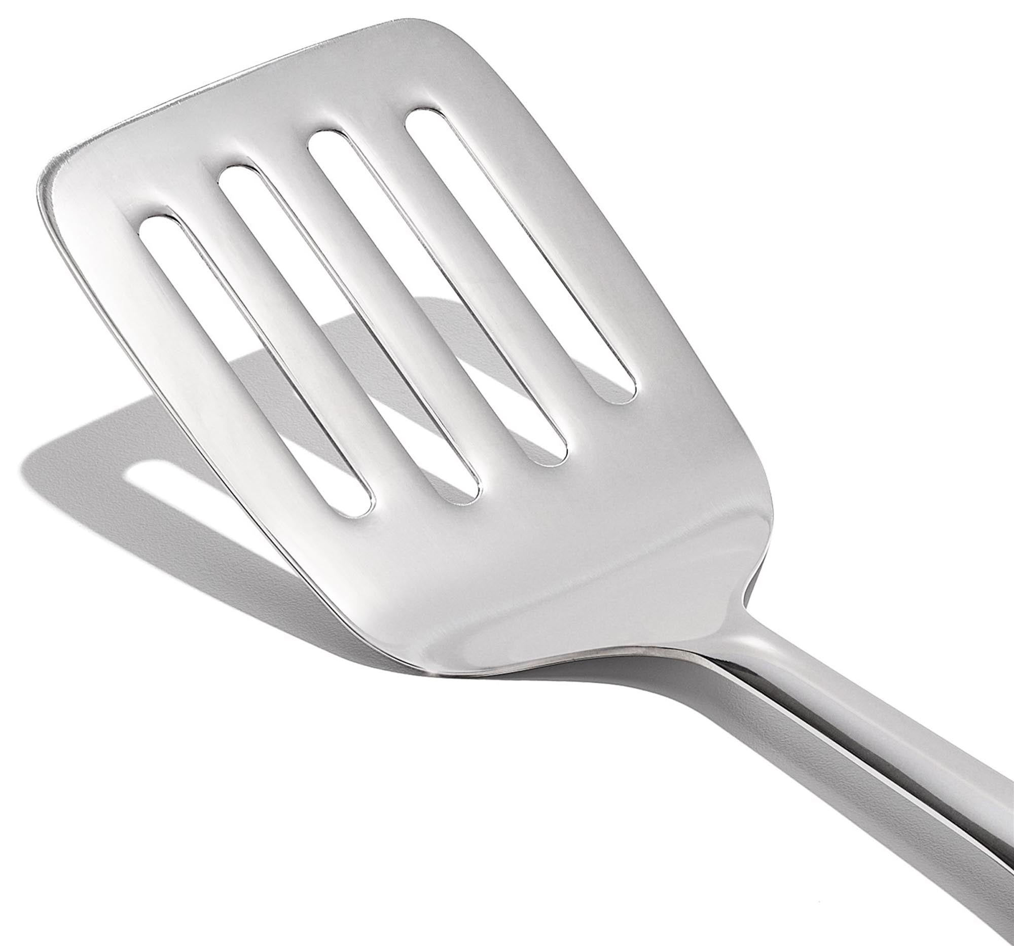 Der OXO GG STL Wender: Robust, stilvoll, ergonomisch, ideal für große Portionen, hitzebeständig, spülmaschinenfest.