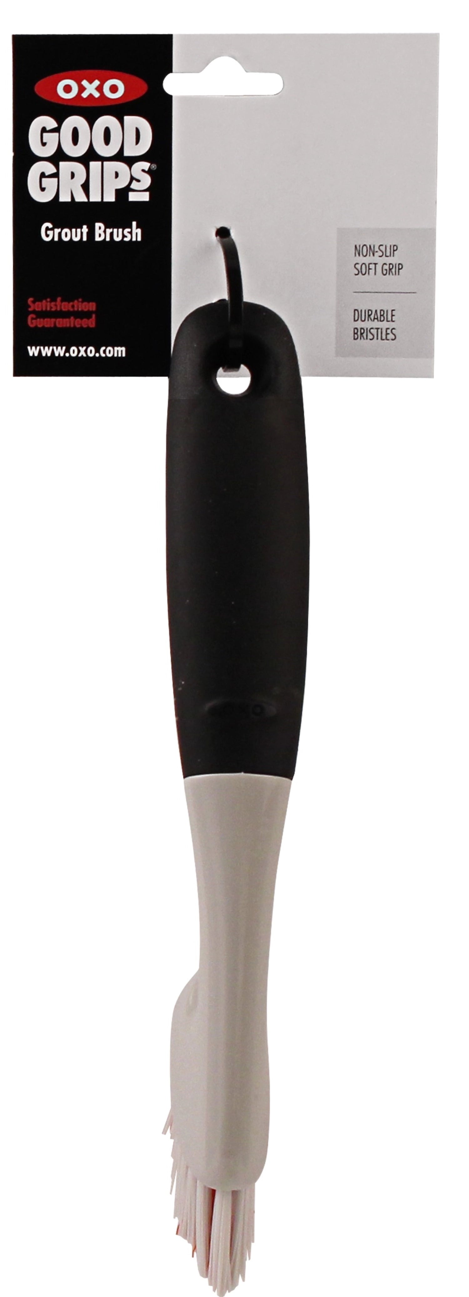 Hochwertige OXO Reinigungsbürste mit 25.4 cm Länge, ideal für präzise Reinigung von Rillen und Kanten in der Küche.