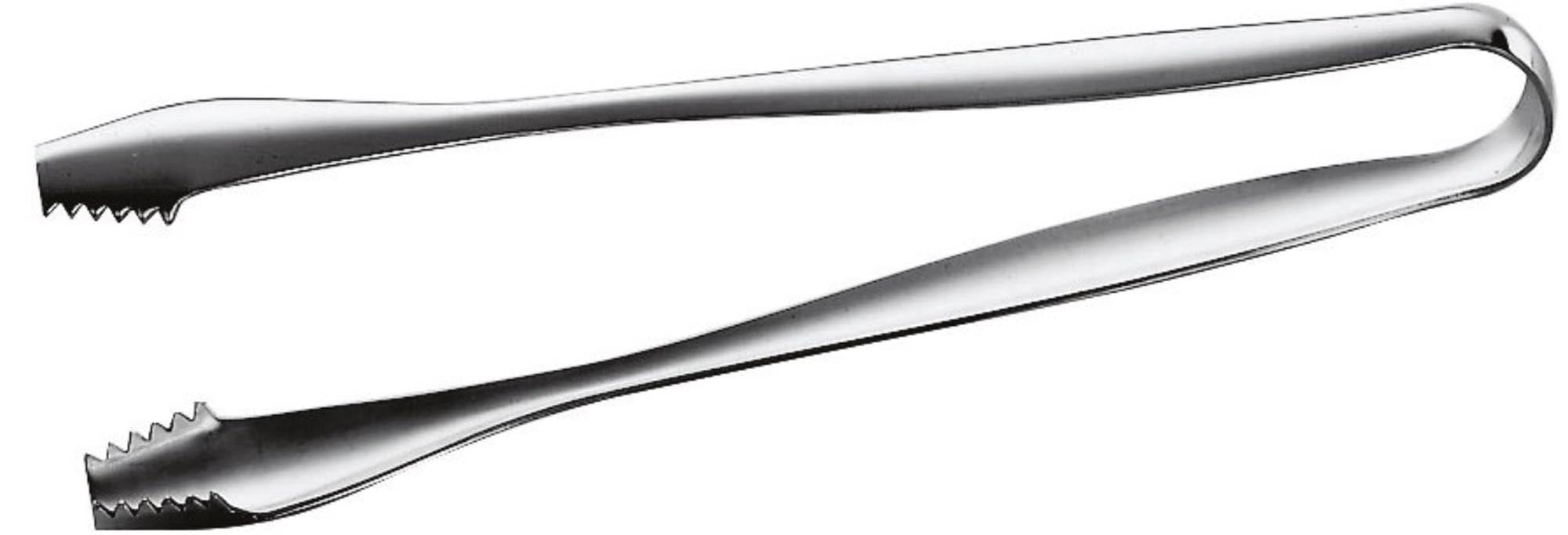 Die Piazza Eiszange 18cm aus Edelstahl bietet Langlebigkeit, Eleganz und rutschfeste Handhabung für stilvolles Servieren.