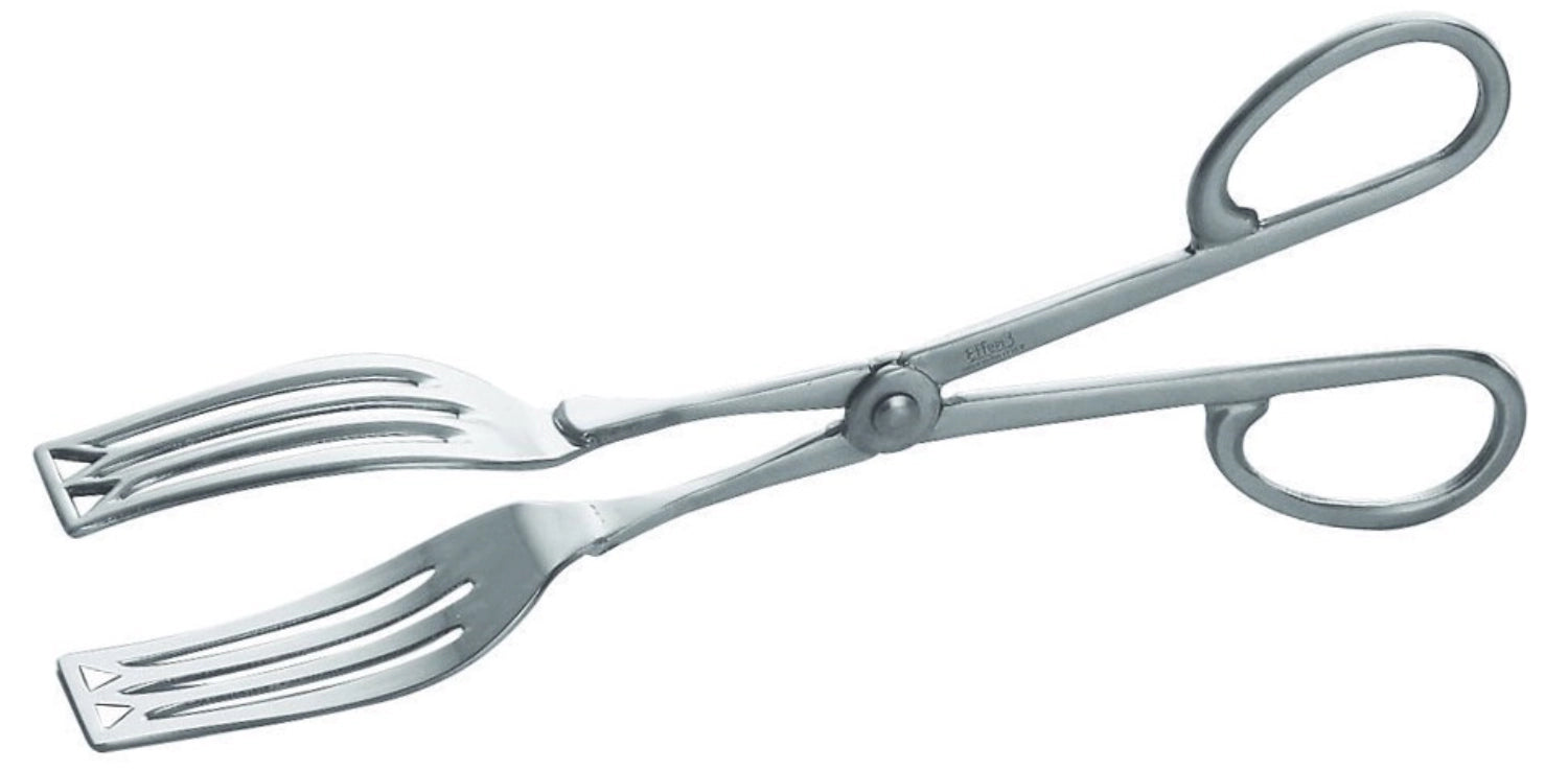 Patisseriezange von Piazza, ideal für Buffets und Dessertpräsentationen, aus hochwertigem Edelstahl, elegant und funktional.