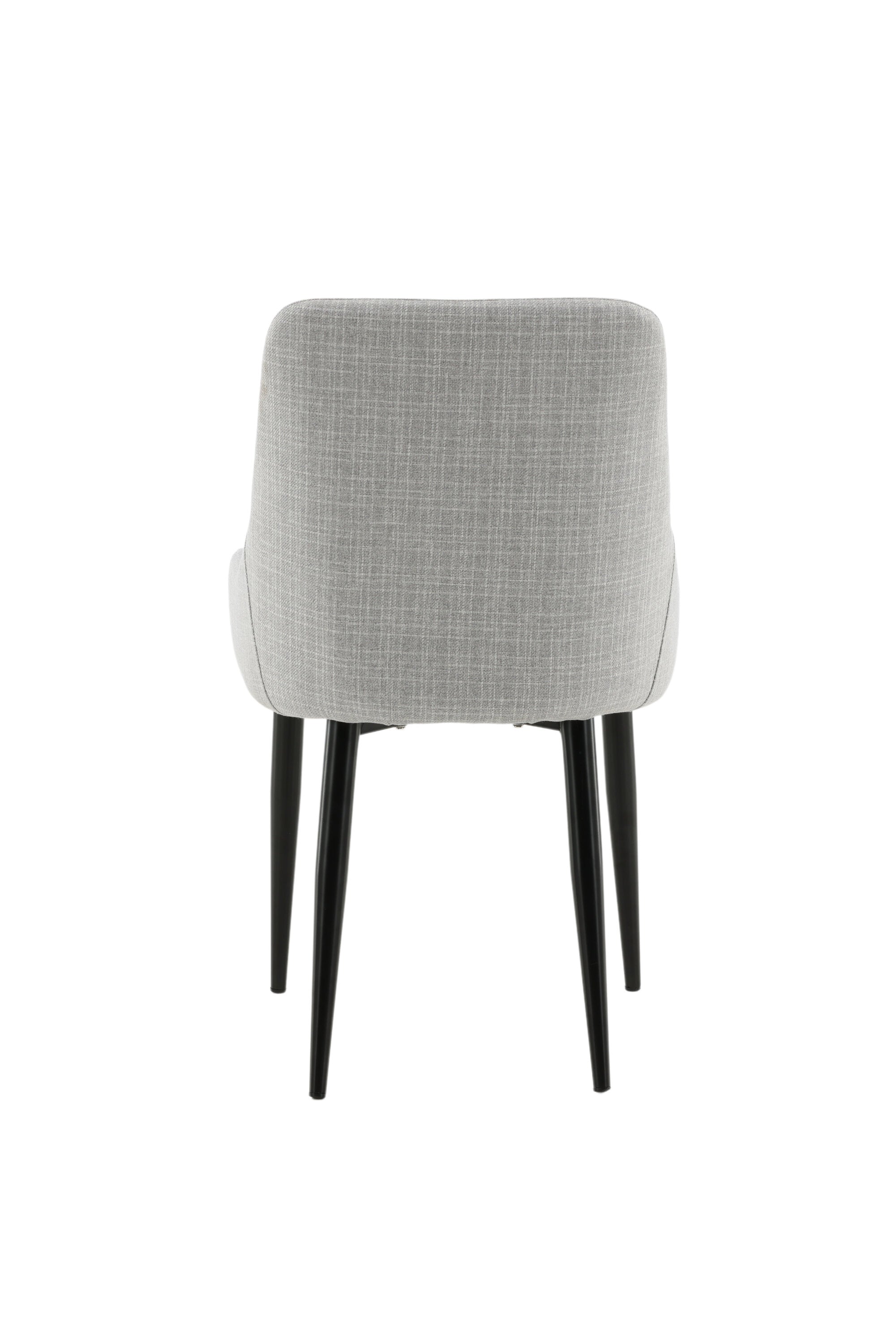 Plaza Stuhl in Hellgrau / Schwarz präsentiert im Onlineshop von KAQTU Design AG. Stuhl ist von Venture Home