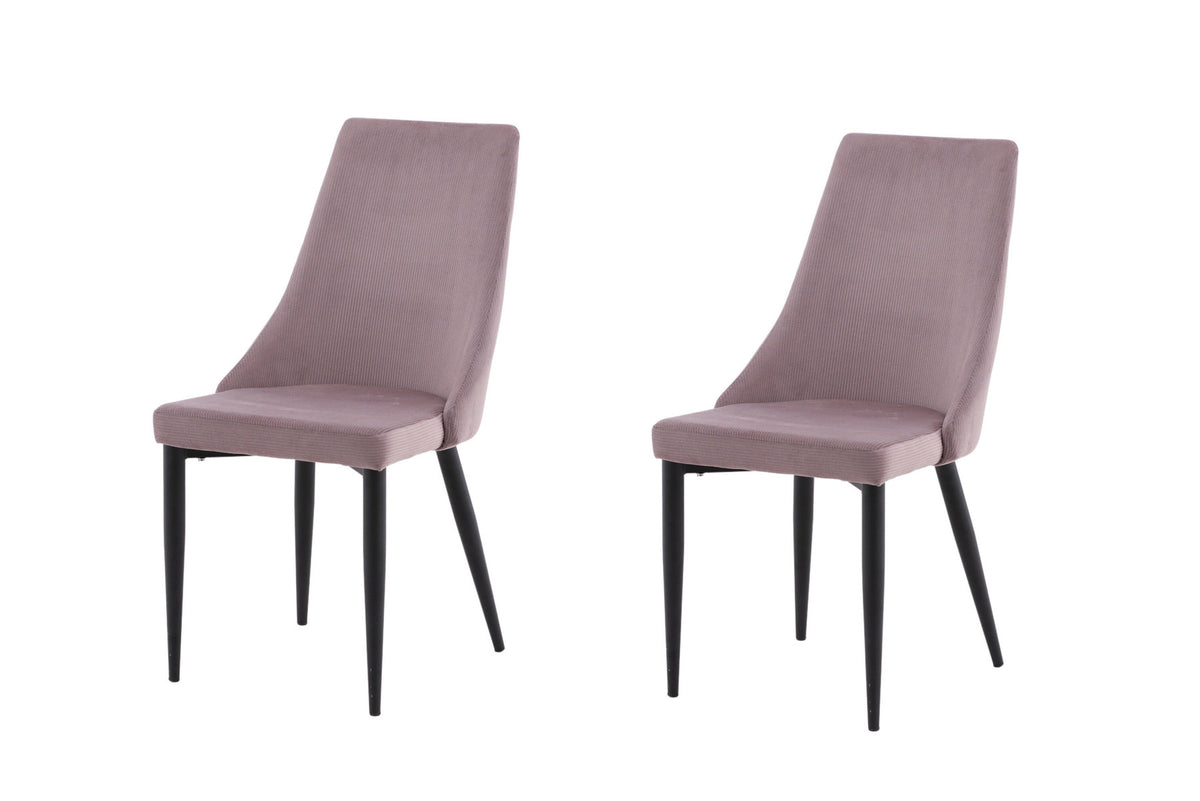 Leone Stuhl in Altrosa präsentiert im Onlineshop von KAQTU Design AG. Stuhl ist von Venture Home