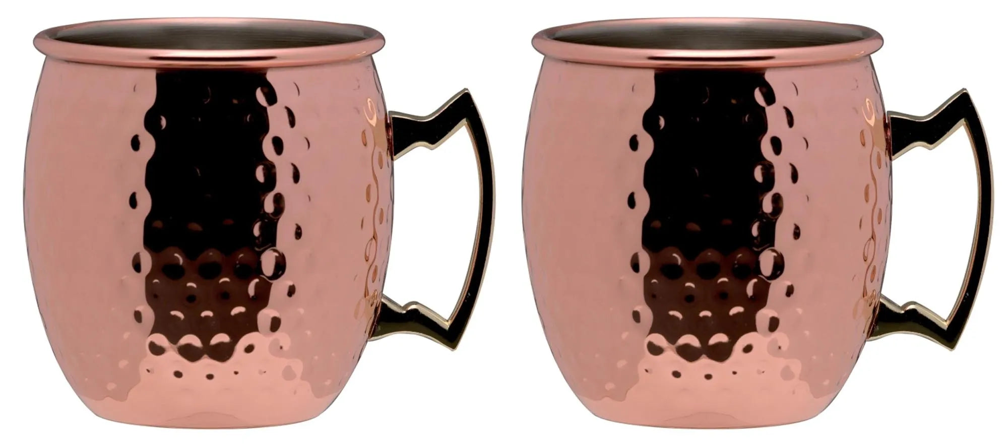 2er Set Mug Moscow Mule Kupfer Hammerschlag - KAQTU Design