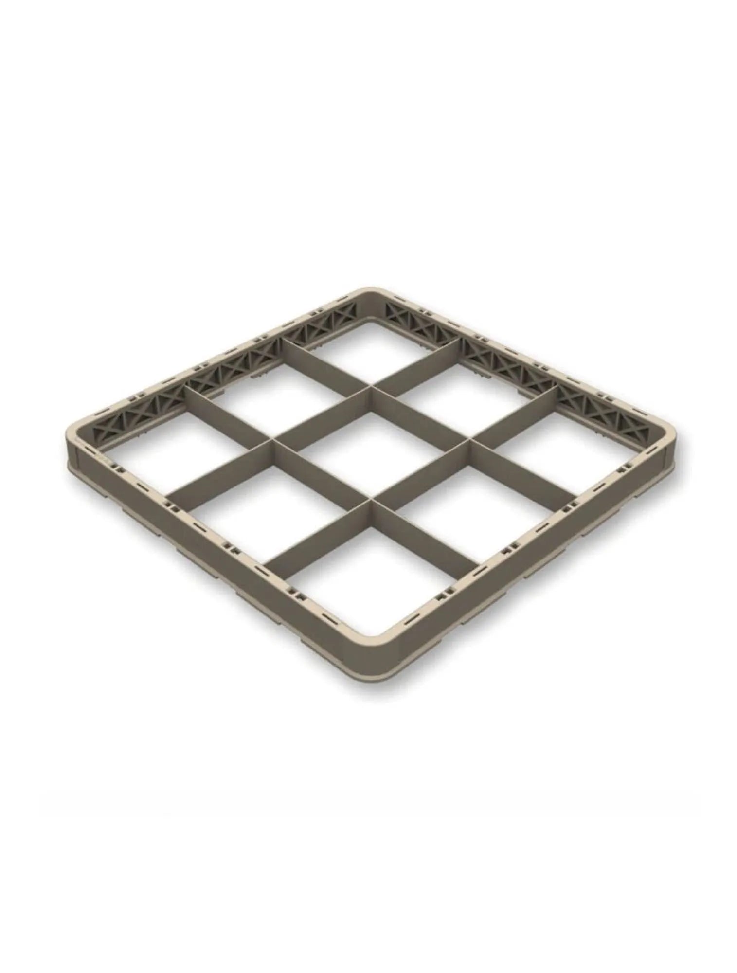 Aufsatz geschlossen 9 Fächer Glas max D15.1cm in Beige präsentiert im Onlineshop von KAQTU Design AG. Haushaltshilfen ist von Vollrath