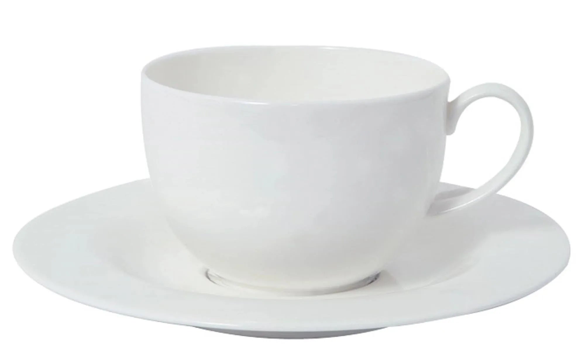 Elegante 15cm Verona BC Untertasse aus Bone China von Royal Porcelain. Perfekt für Tassen R2910, R2911, R2971. Spülmaschinenfest.