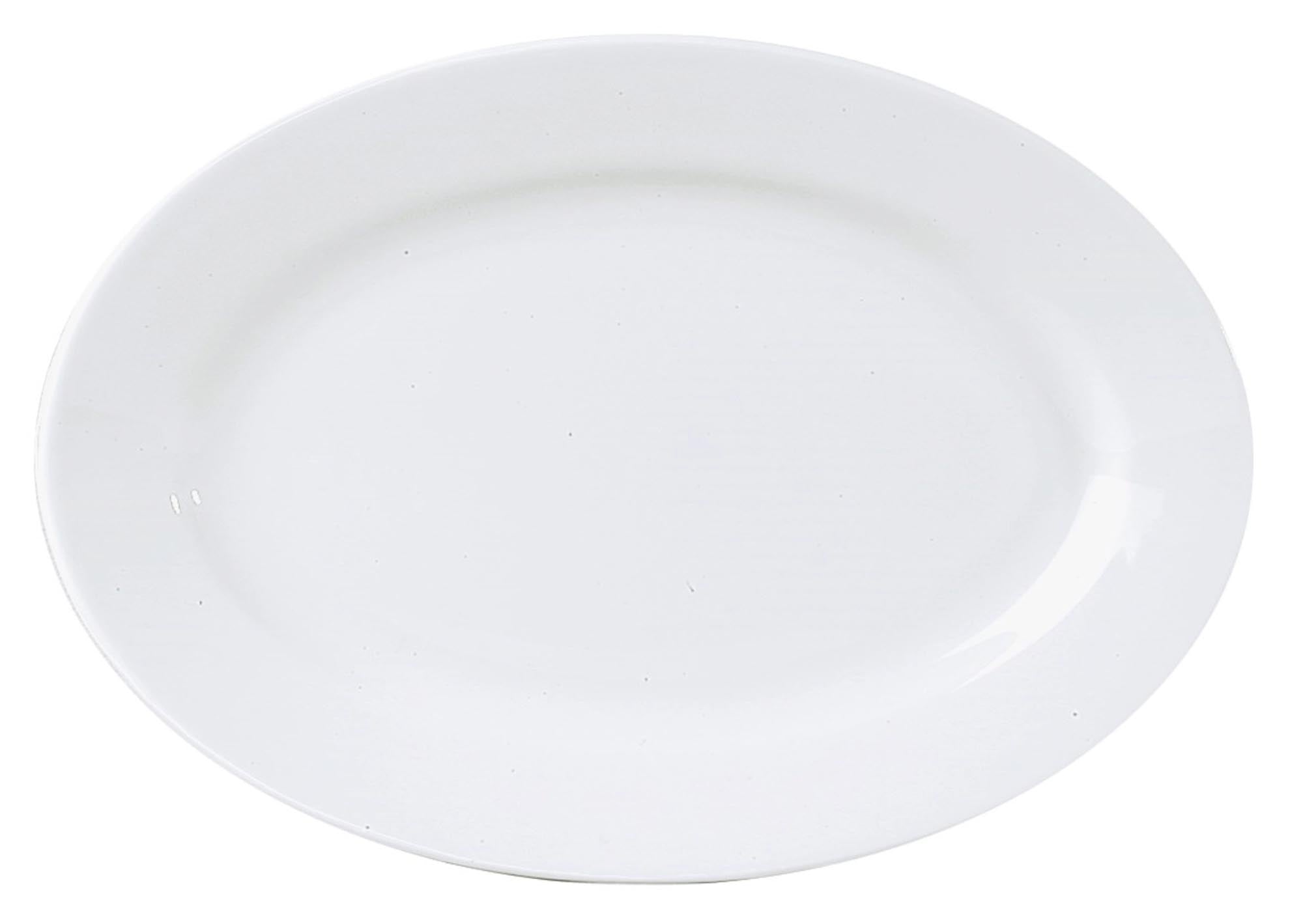 Elegante, ovale Porzellanplatte (26,5 cm) von Royal Porcelain: Langlebig, temperaturbeständig, ideal für stilvolle Präsentationen.