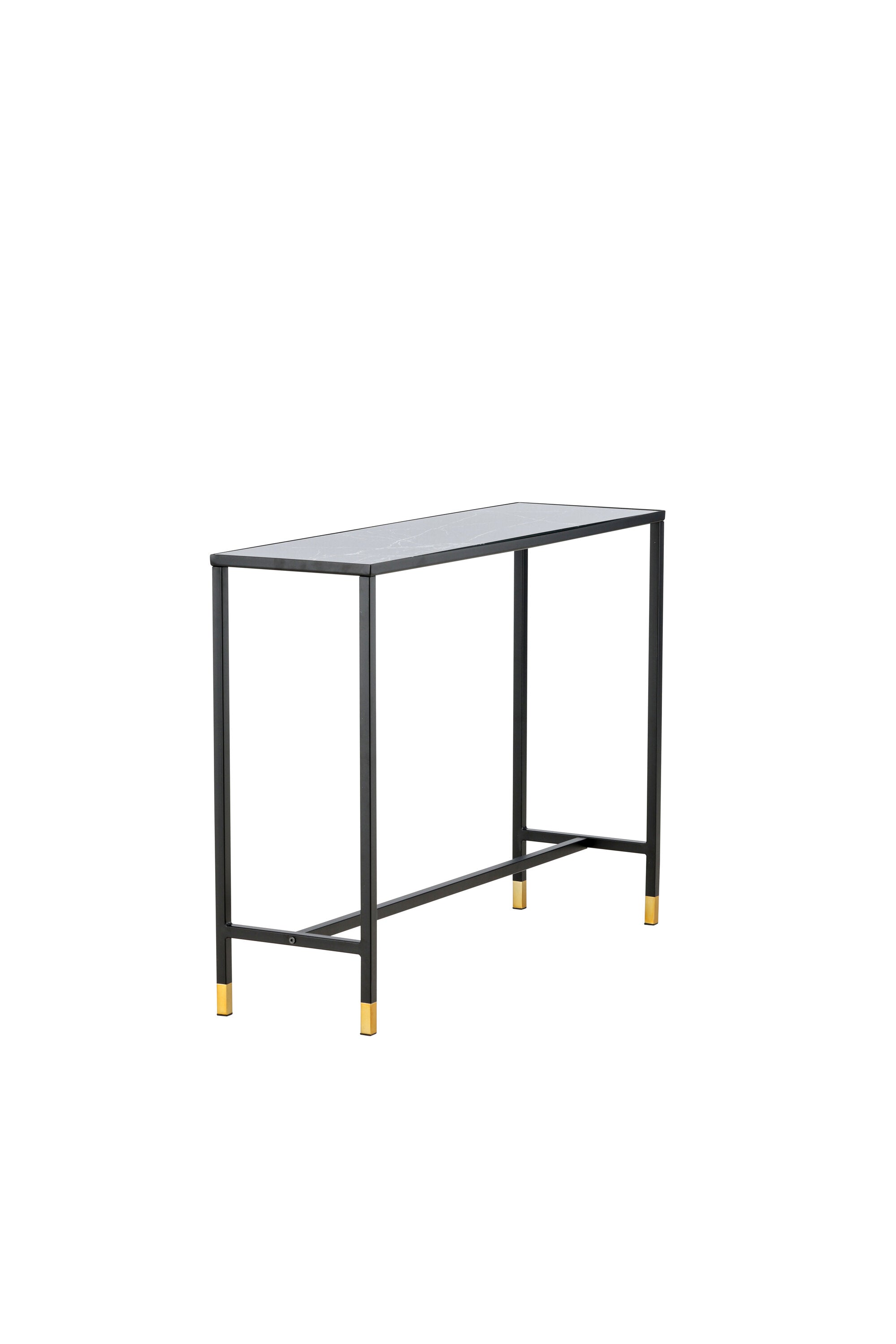 Dipp Beistelltisch in Schwarz/Gold präsentiert im Onlineshop von KAQTU Design AG. Beistelltisch ist von Venture Home