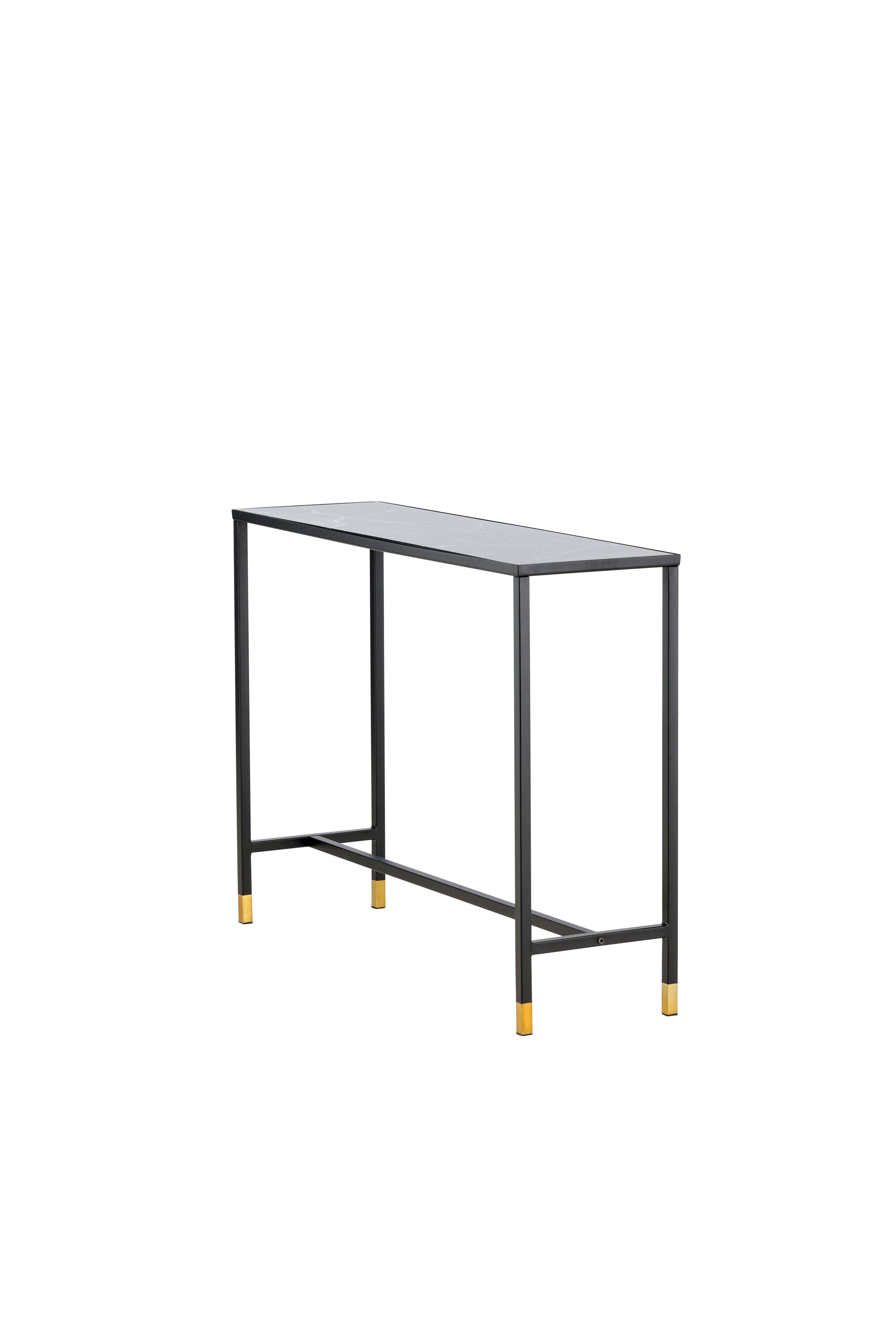 Dipp Beistelltisch in Schwarz/Gold präsentiert im Onlineshop von KAQTU Design AG. Beistelltisch ist von Venture Home