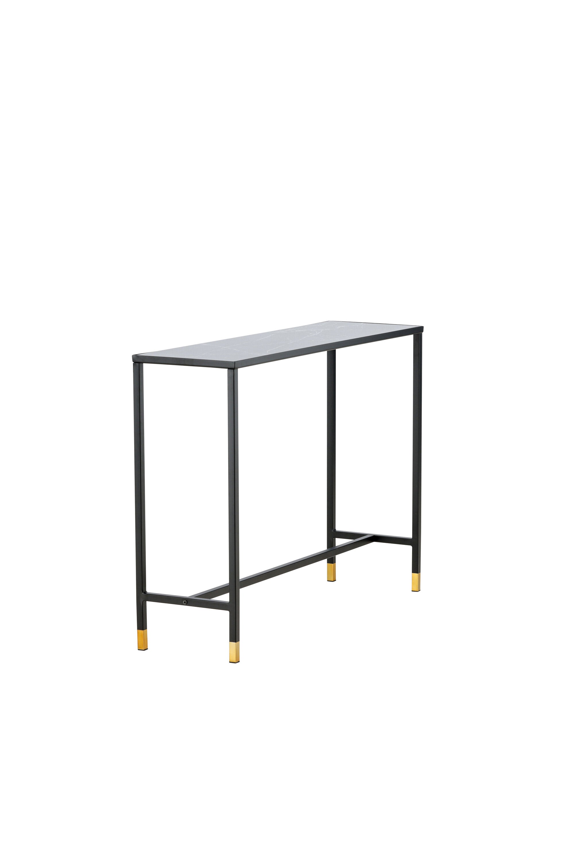 Dipp Beistelltisch in Schwarz/Gold präsentiert im Onlineshop von KAQTU Design AG. Beistelltisch ist von Venture Home