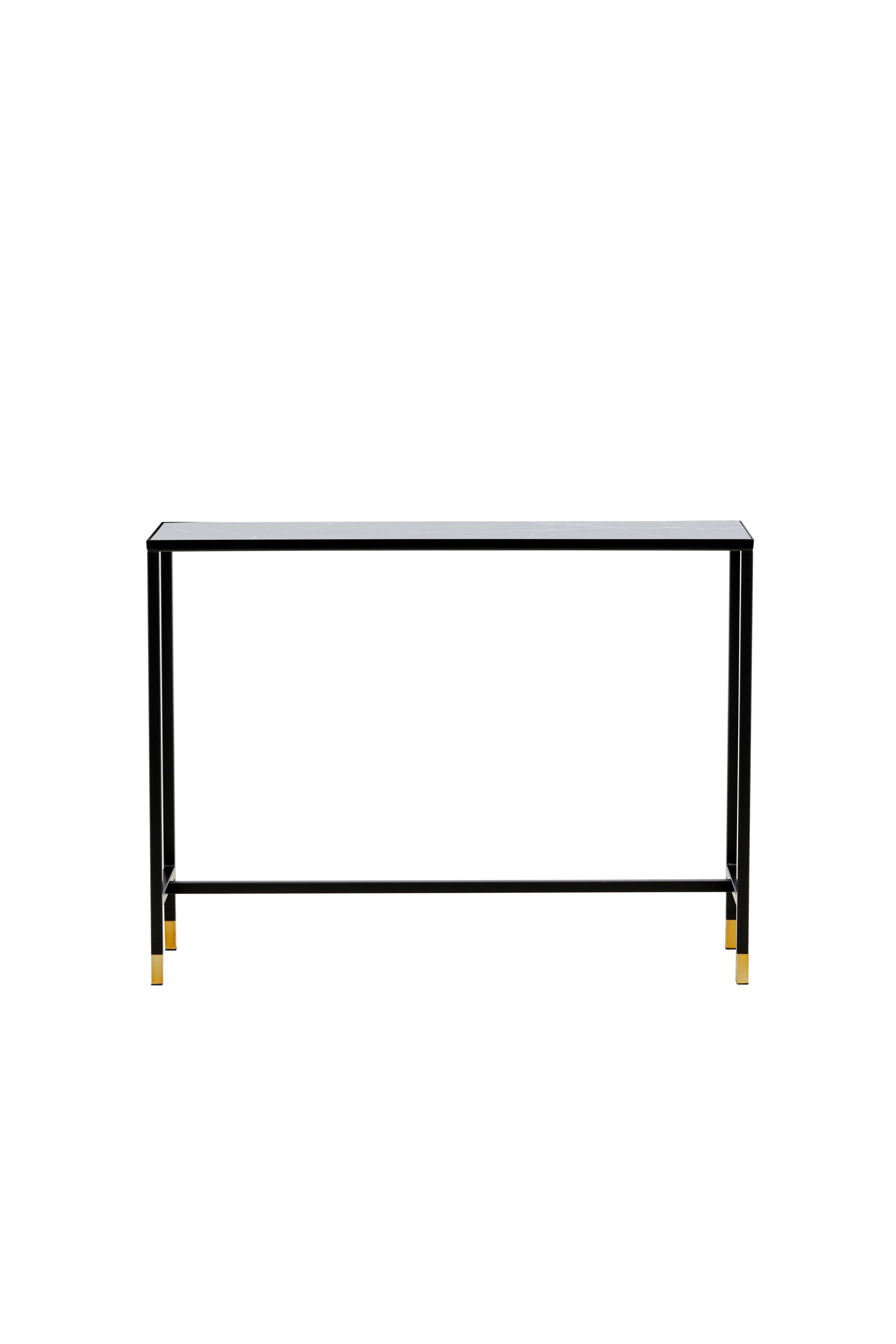 Dipp Beistelltisch in Schwarz/Gold präsentiert im Onlineshop von KAQTU Design AG. Beistelltisch ist von Venture Home