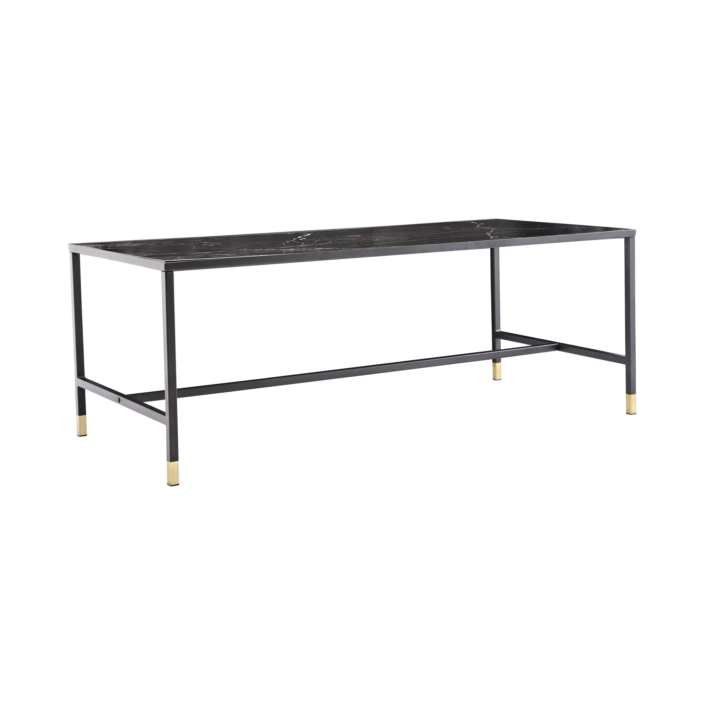 Dipp Beistelltisch in Schwarz/Gold präsentiert im Onlineshop von KAQTU Design AG. Beistelltisch ist von Venture Home