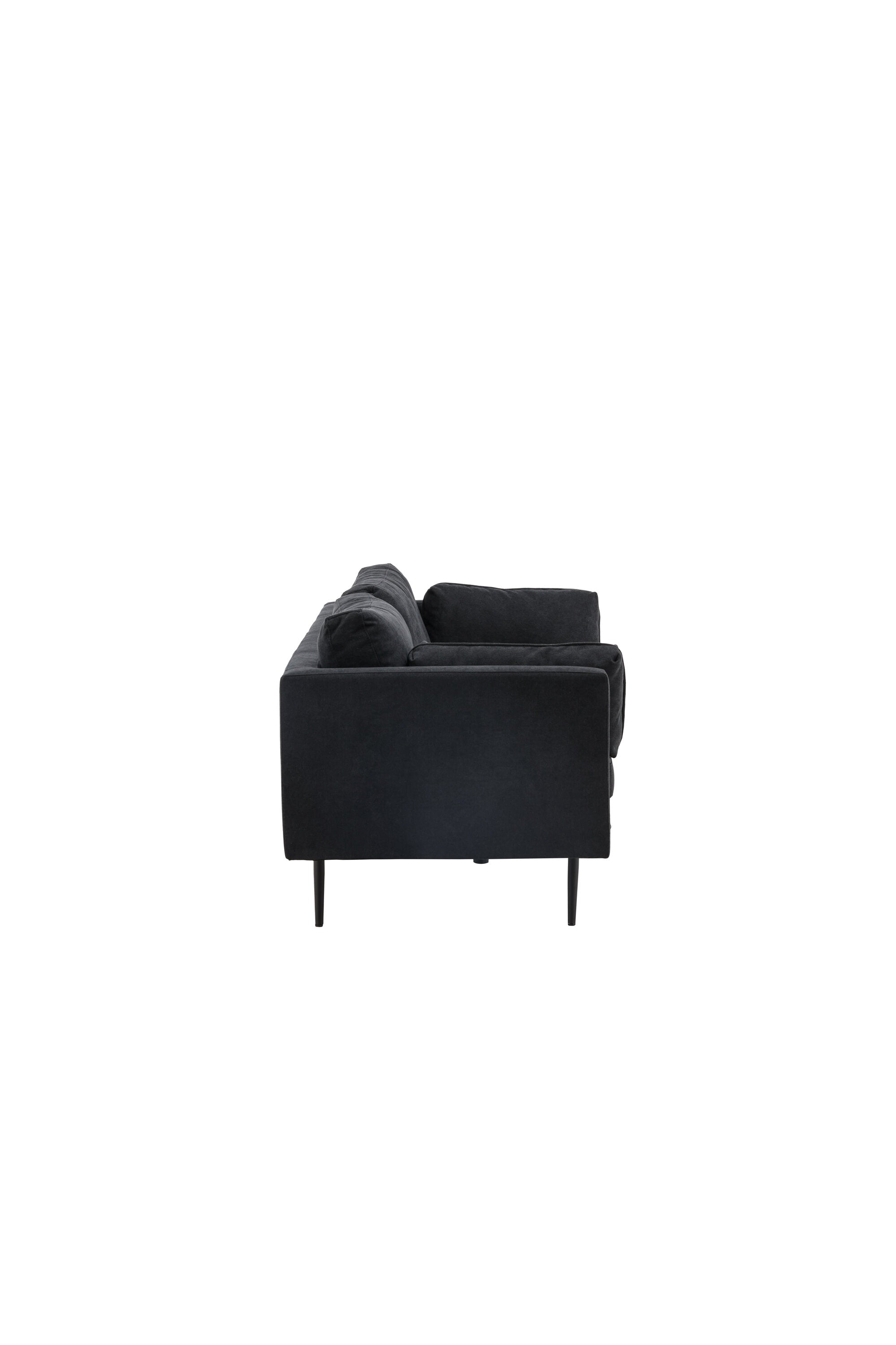 Boom Sofa in Schwarz/Schwarz präsentiert im Onlineshop von KAQTU Design AG. 3er Sofa ist von Venture Home