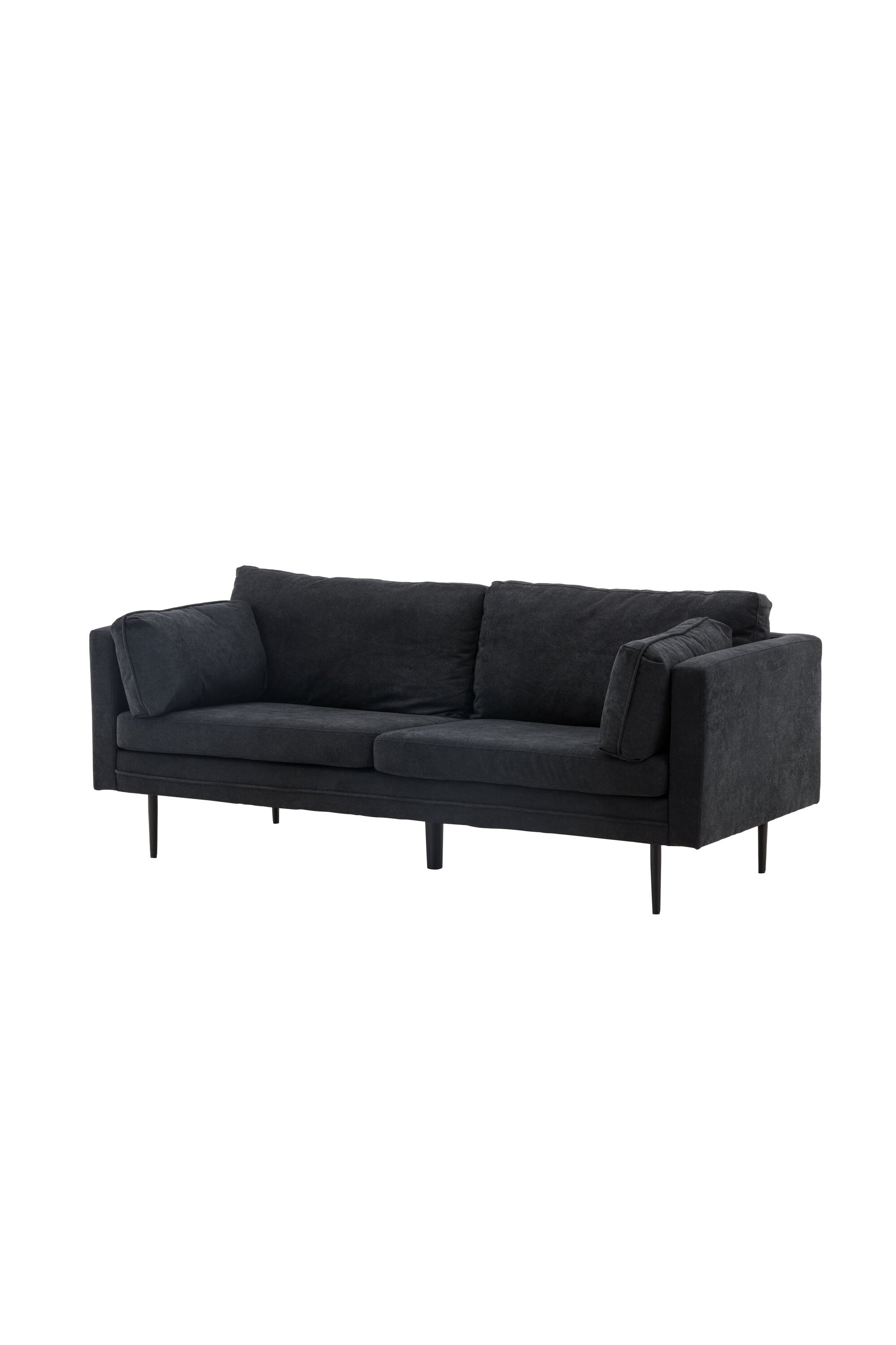 Boom Sofa in Schwarz/Schwarz präsentiert im Onlineshop von KAQTU Design AG. 3er Sofa ist von Venture Home