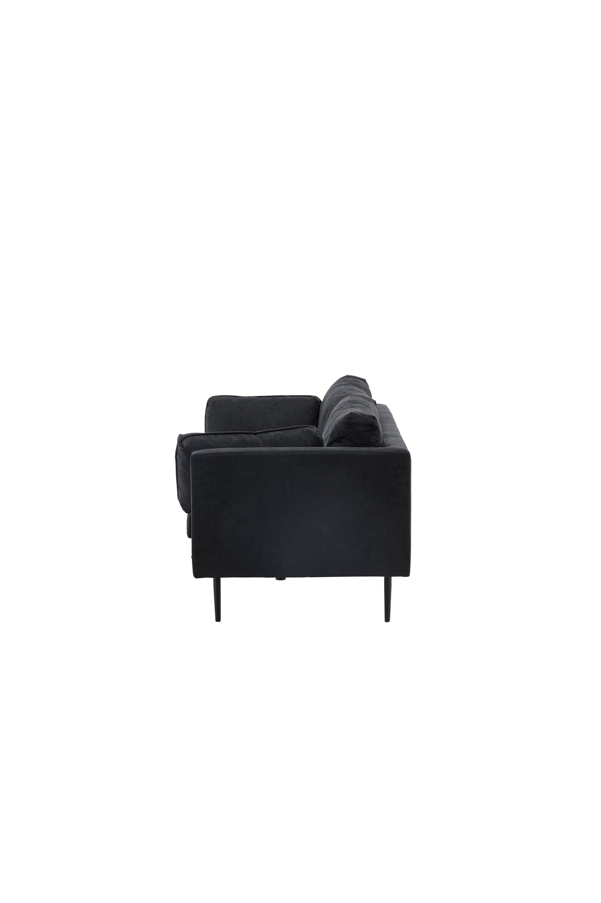 Boom Sofa in Schwarz/Schwarz präsentiert im Onlineshop von KAQTU Design AG. 3er Sofa ist von Venture Home