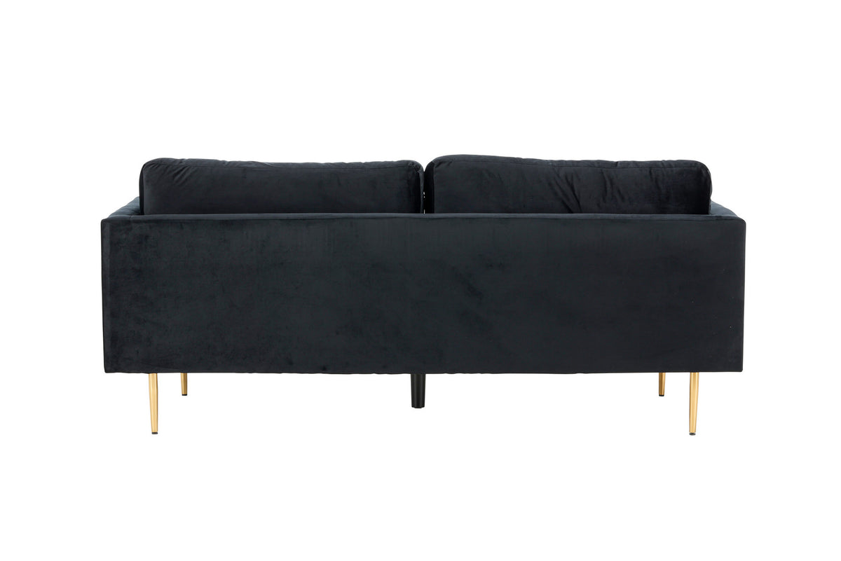 Boom Sofa in Schwarz präsentiert im Onlineshop von KAQTU Design AG. 3er Sofa ist von Venture Home