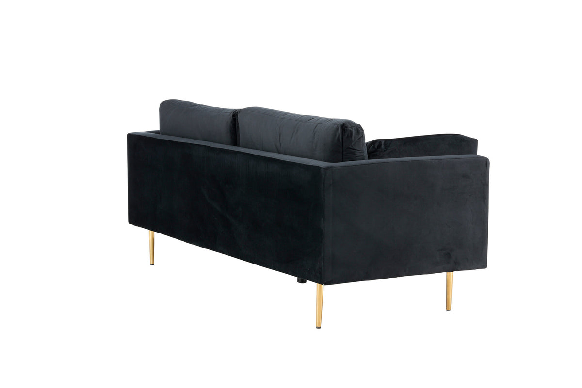 Boom Sofa in Schwarz präsentiert im Onlineshop von KAQTU Design AG. 3er Sofa ist von Venture Home